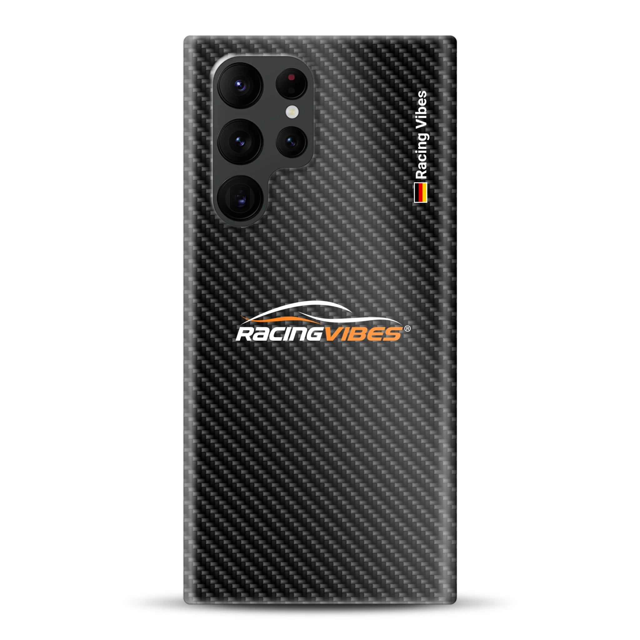 Carbon Style mit Logo Upload - Individuelle Hardcase Hülle für Samsung