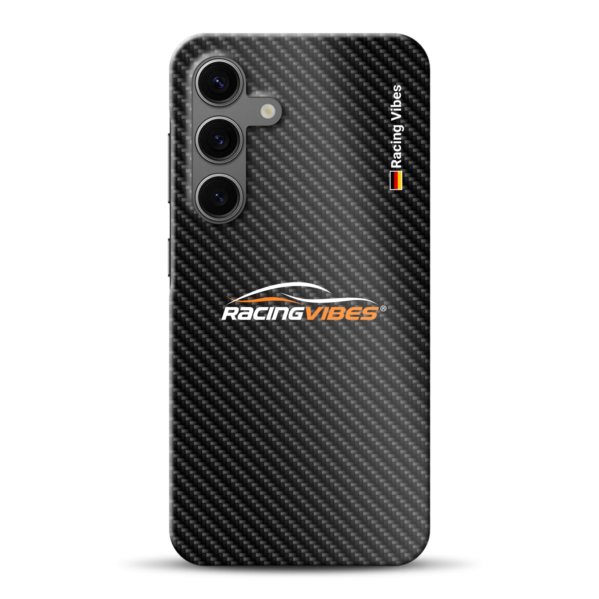 Carbon Style mit Logo Upload - Individuelle Hardcase Hülle für Samsung