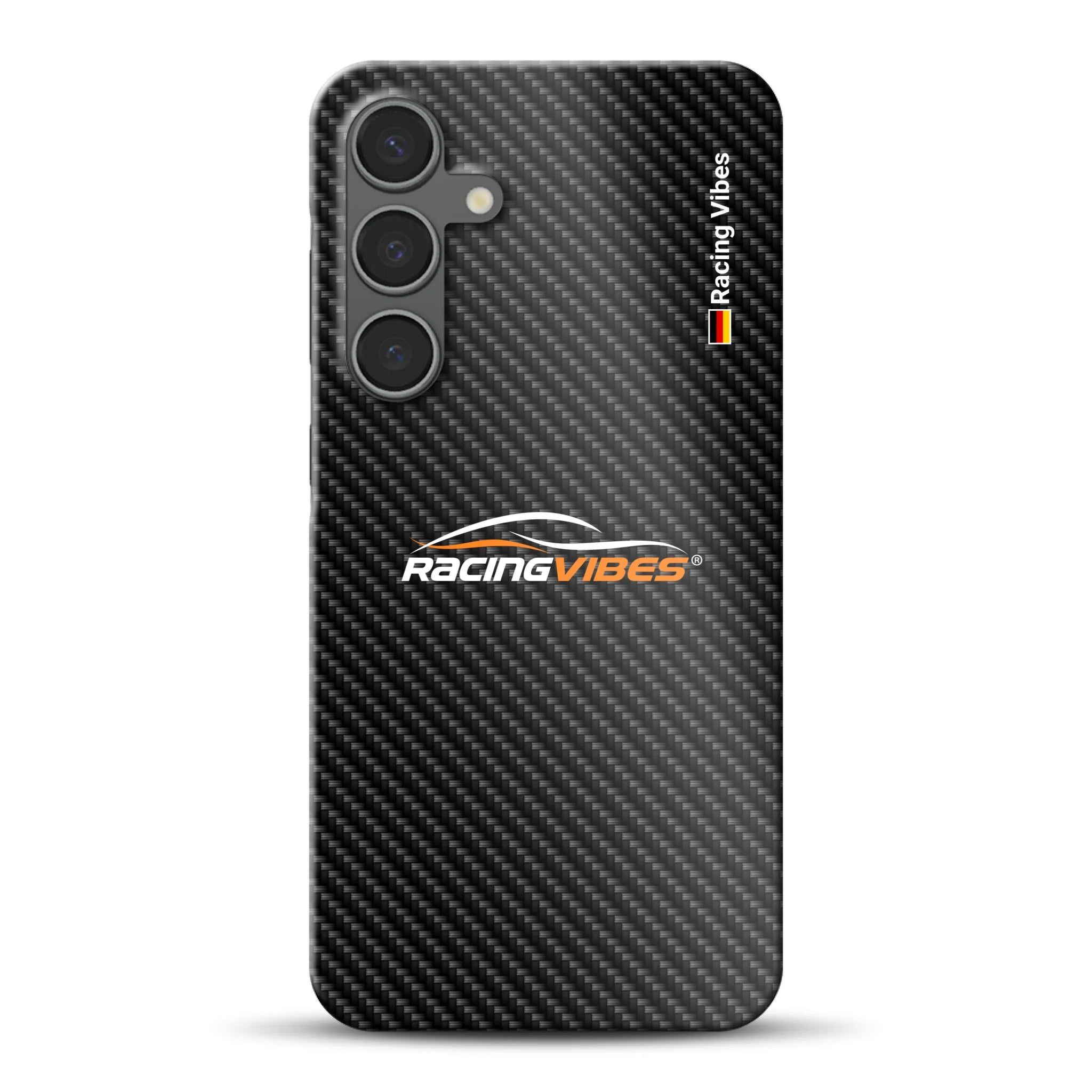 Carbon Style mit Logo Upload - Individuelle Hardcase Hülle für Samsung
