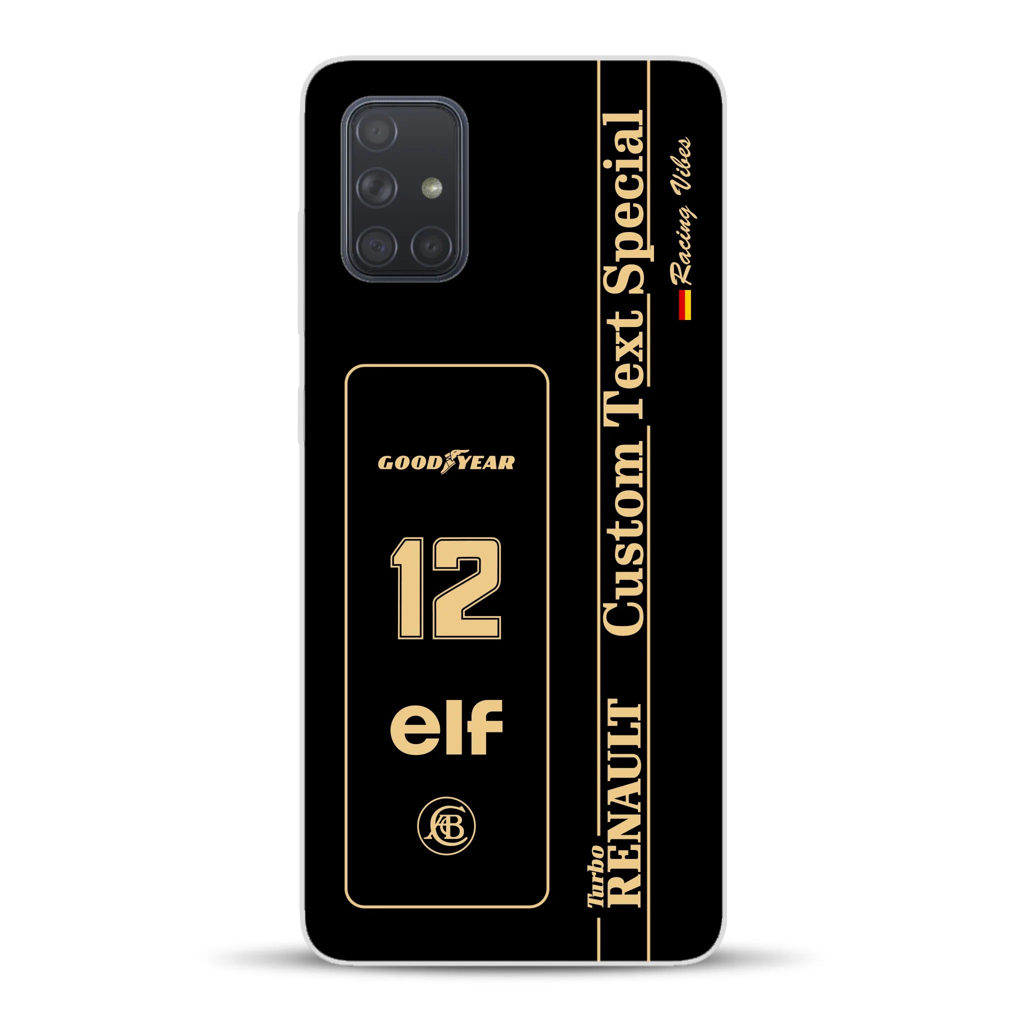 Lotus 97T/98T Senna F1 Livery - Custodia per cellulare personalizzata per Samsung