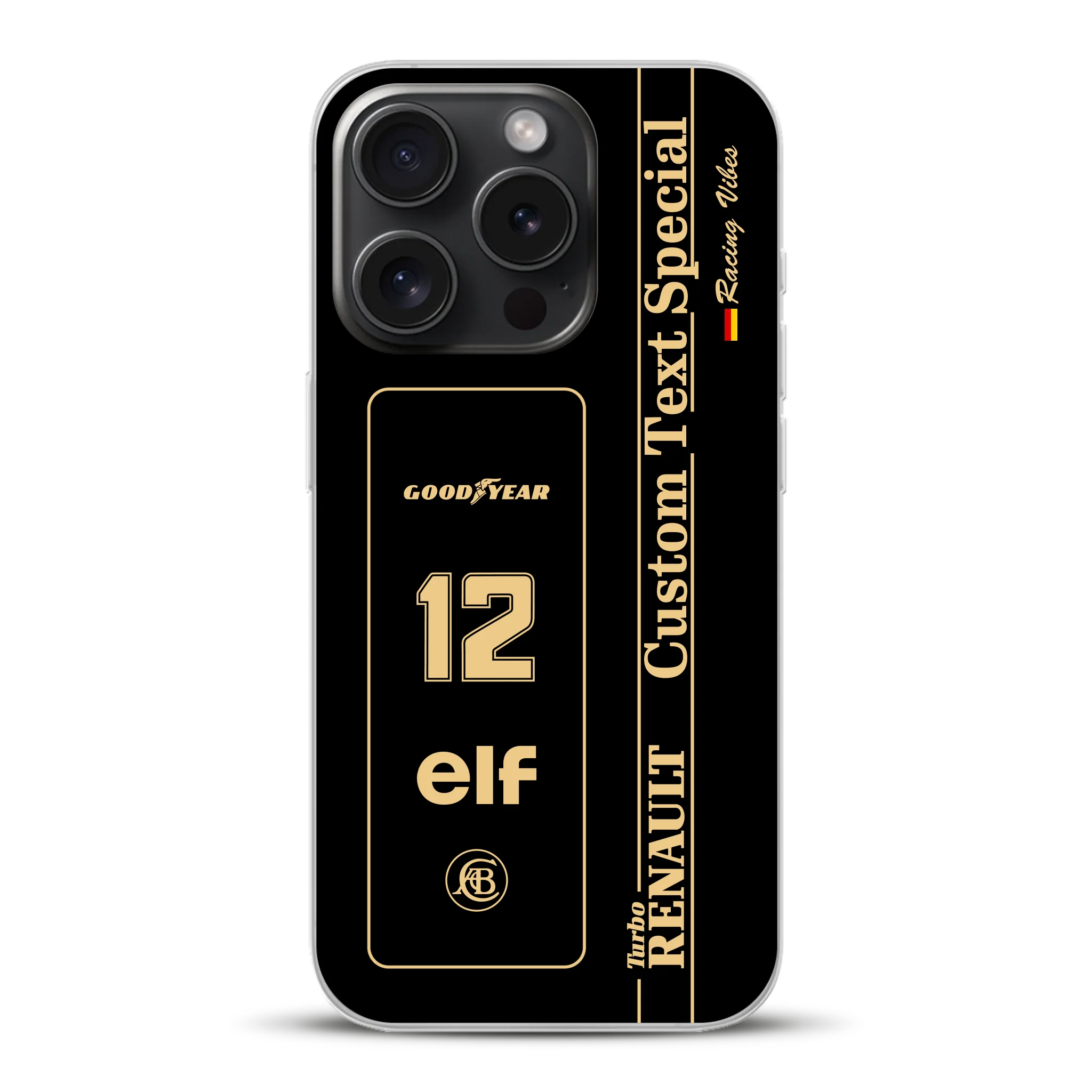 Lotus 97T/98T Senna F1 Livery - Custodia per cellulare personalizzata per iPhone