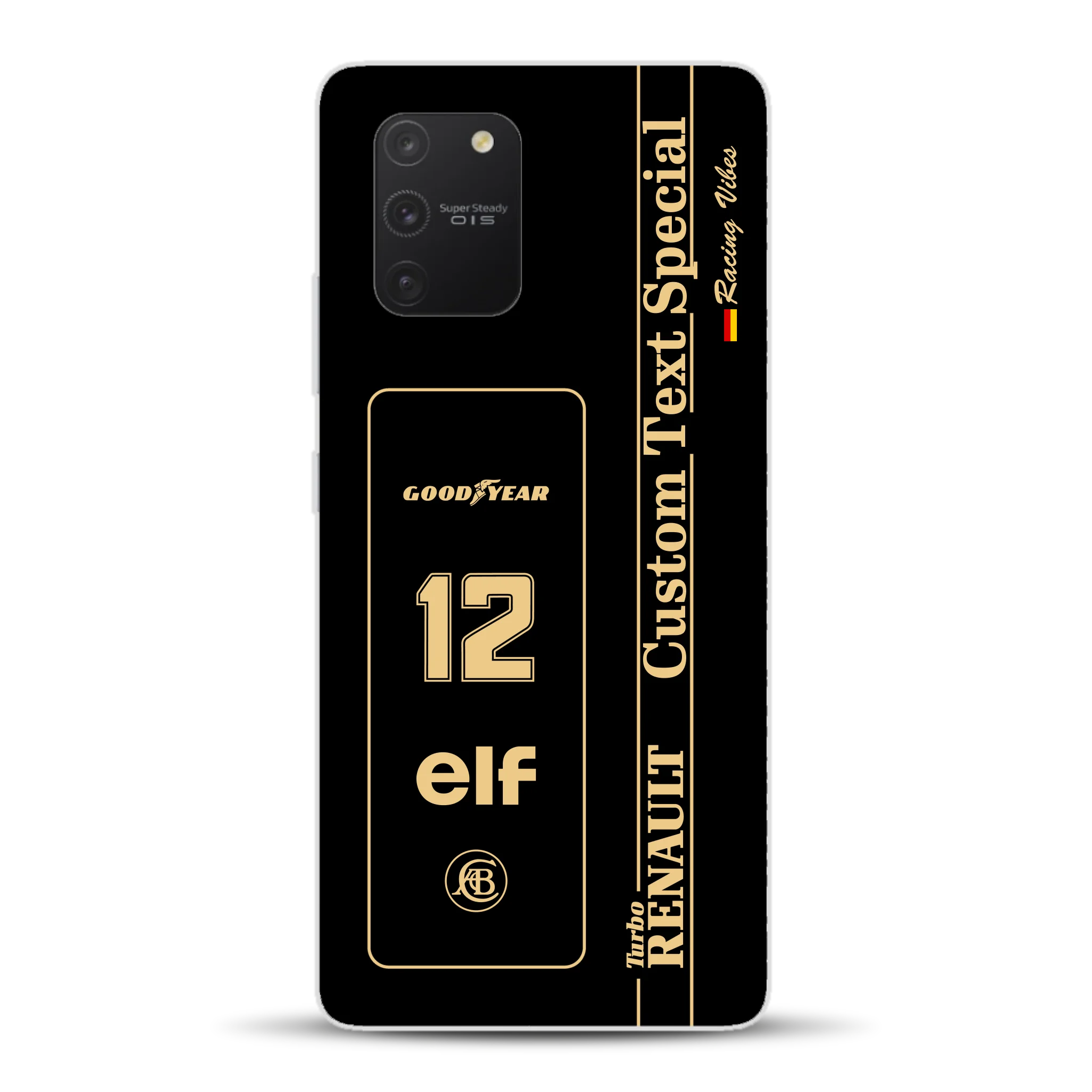 Lotus 97T/98T Senna F1 Livery - Custodia per cellulare personalizzata per Samsung