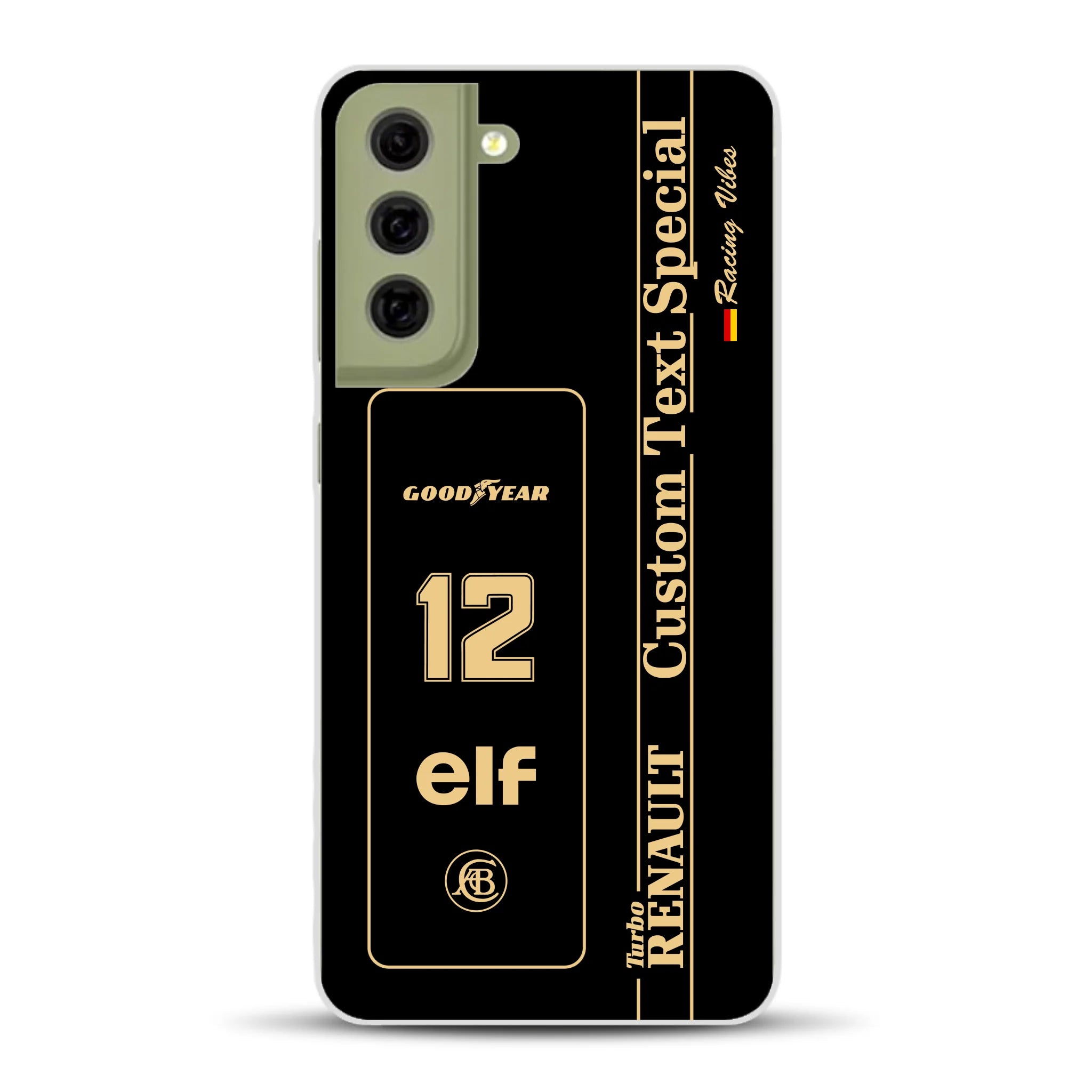 Lotus 97T/98T Senna F1 Livery - Custodia per cellulare personalizzata per Samsung