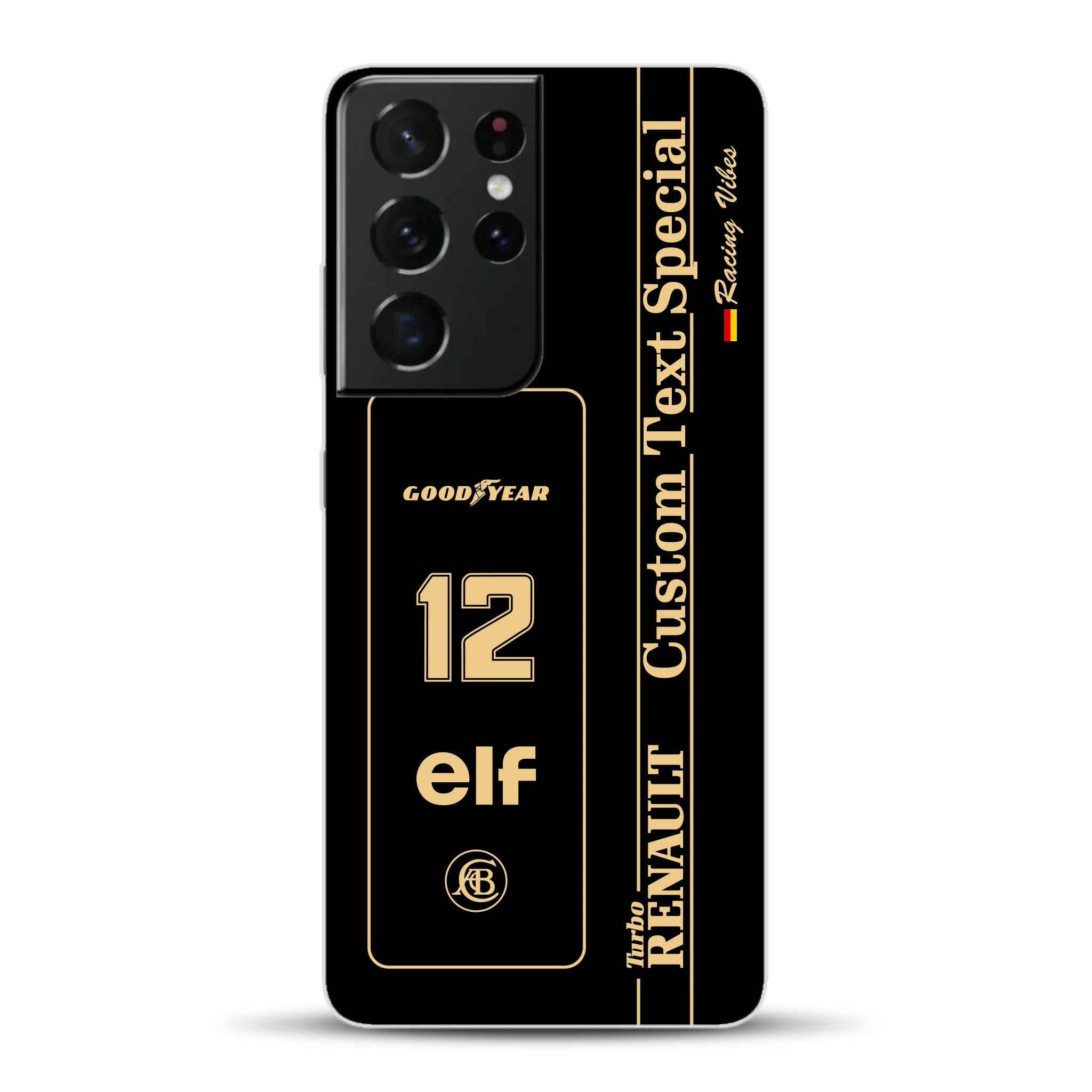 Lotus 97T/98T Senna F1 Livery - Custodia per cellulare personalizzata per Samsung