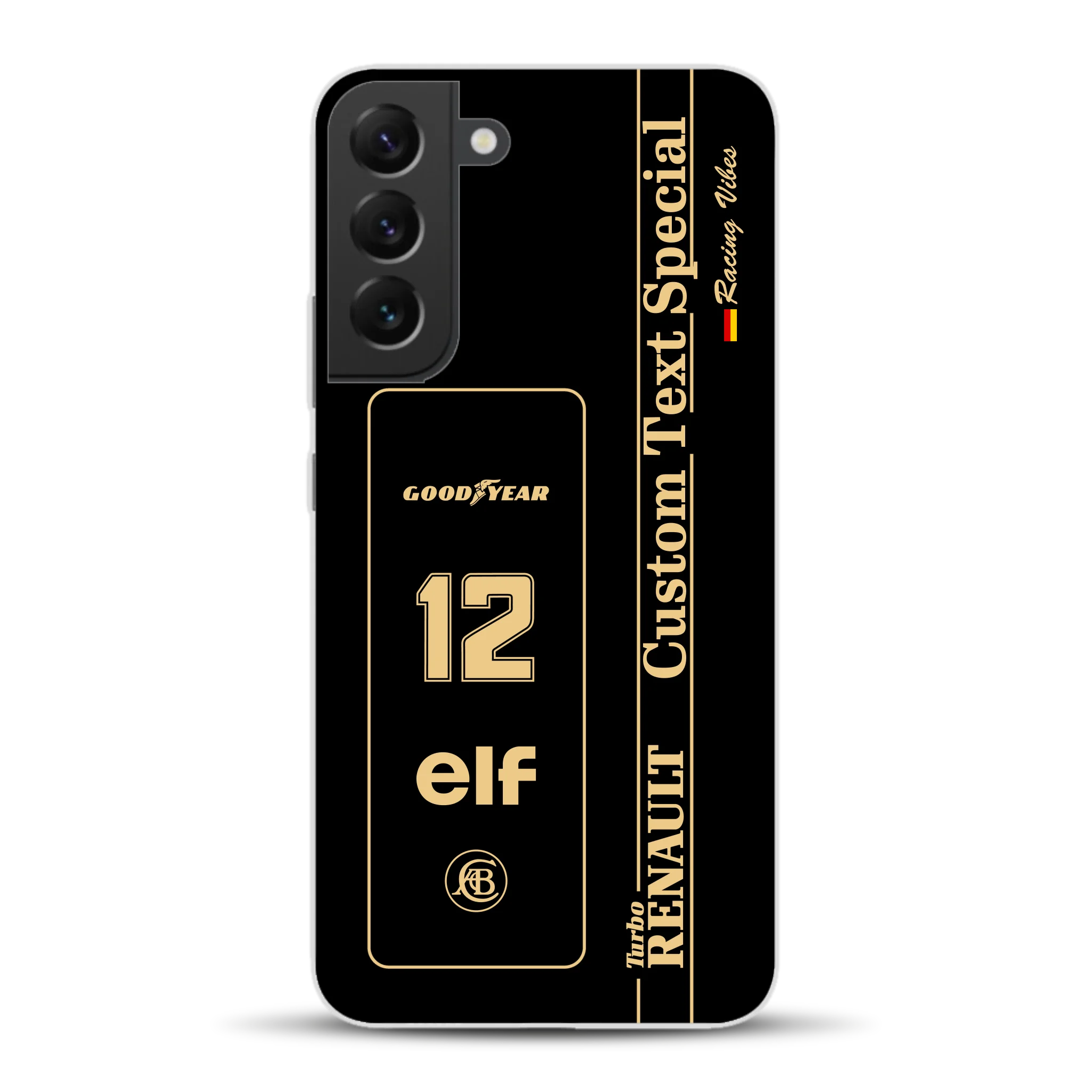 Lotus 97T/98T Senna F1 Livery - Custodia per cellulare personalizzata per Samsung