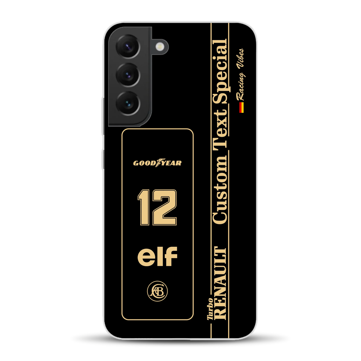 Lotus 97T/98T Senna F1 Livery - Custodia per cellulare personalizzata per Samsung
