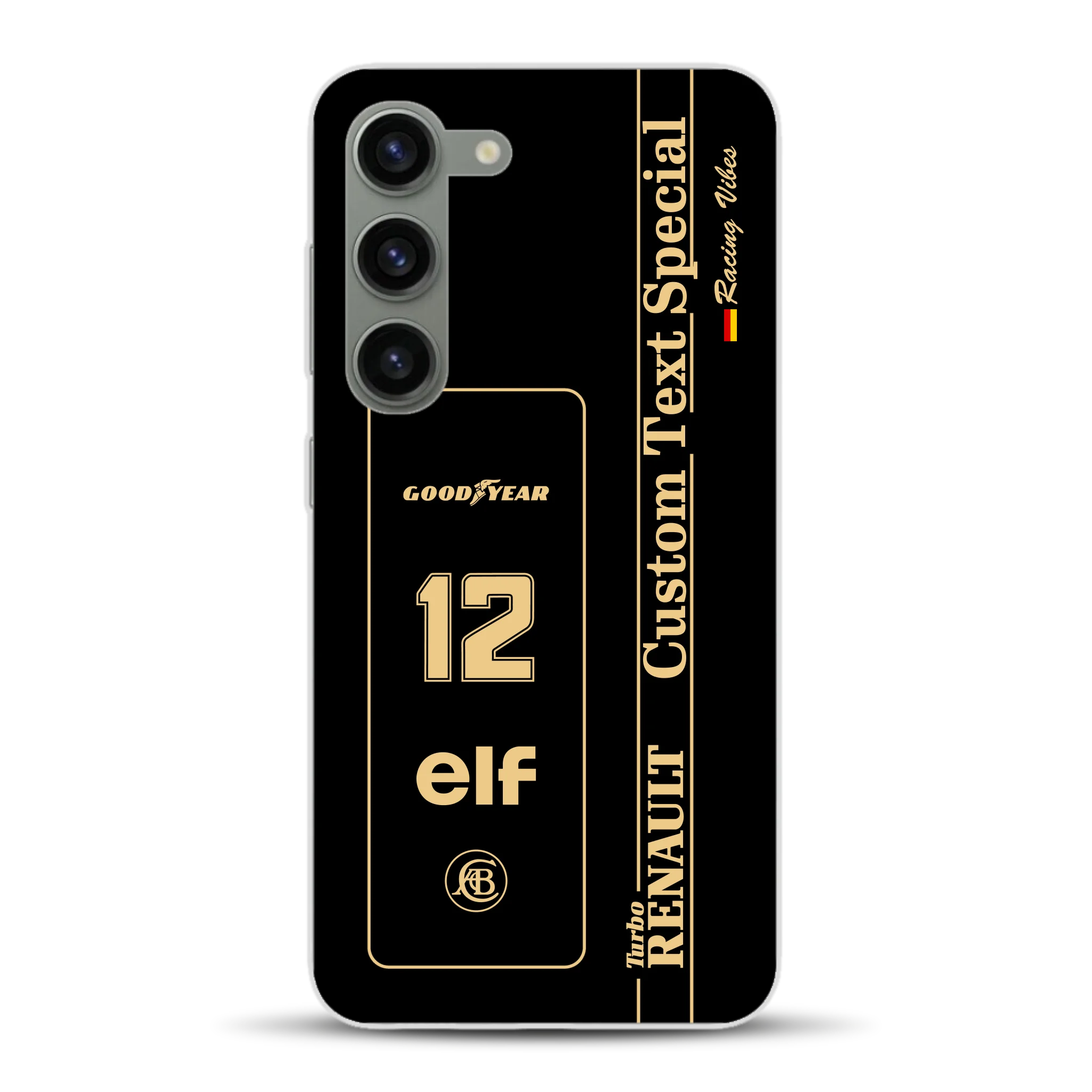 Lotus 97T/98T Senna F1 Livery - Custodia per cellulare personalizzata per Samsung