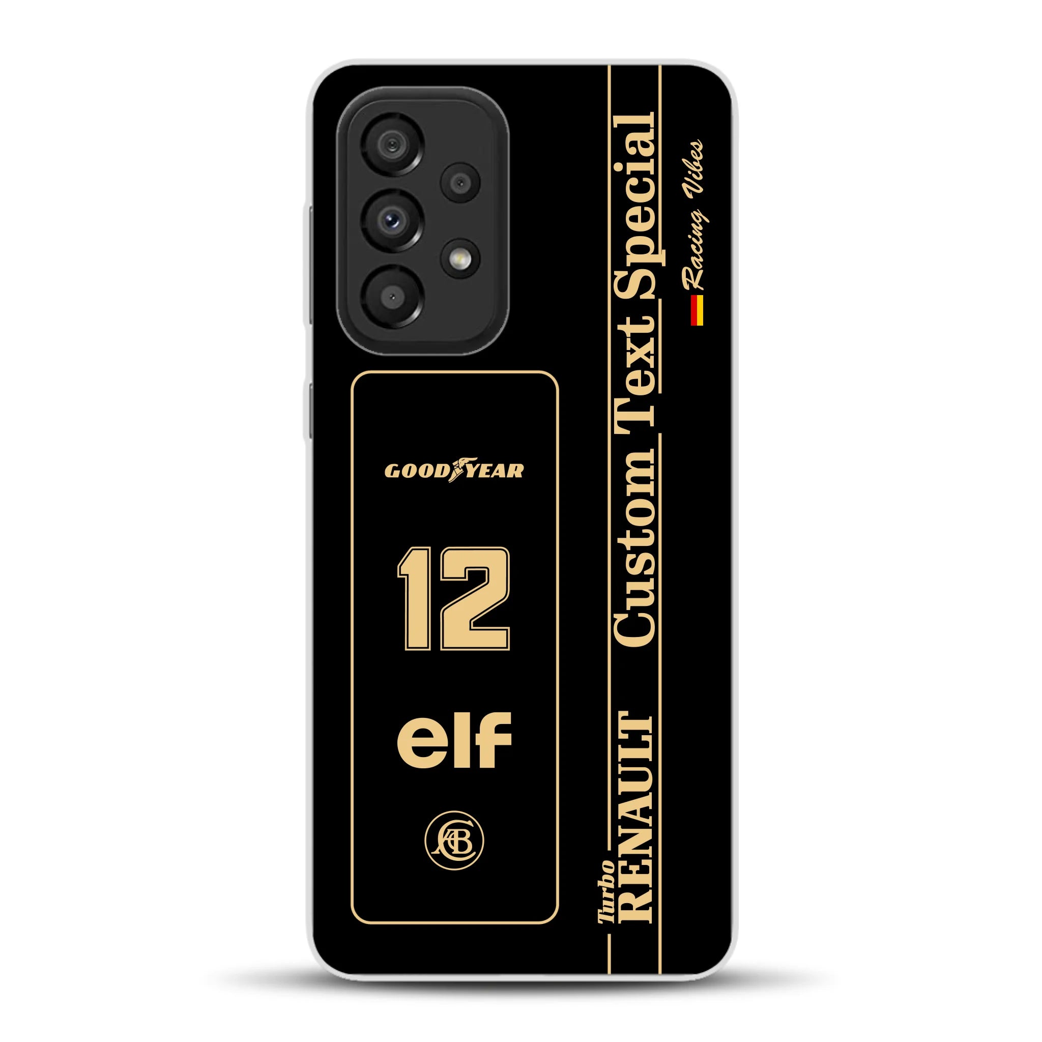 Lotus 97T/98T Senna F1 Livery - Custodia per cellulare personalizzata per Samsung