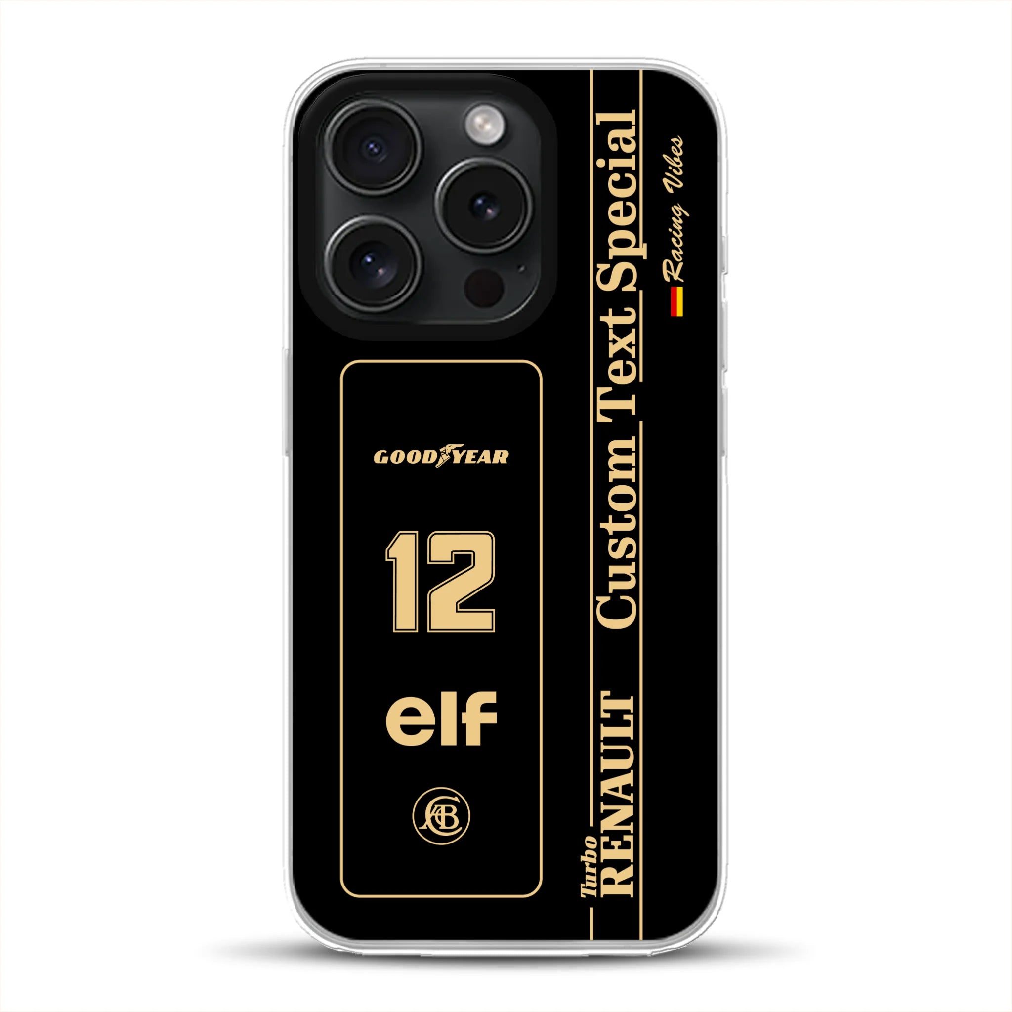 Lotus 97T/98T Senna F1 Livery - Custodia per cellulare personalizzata per iPhone