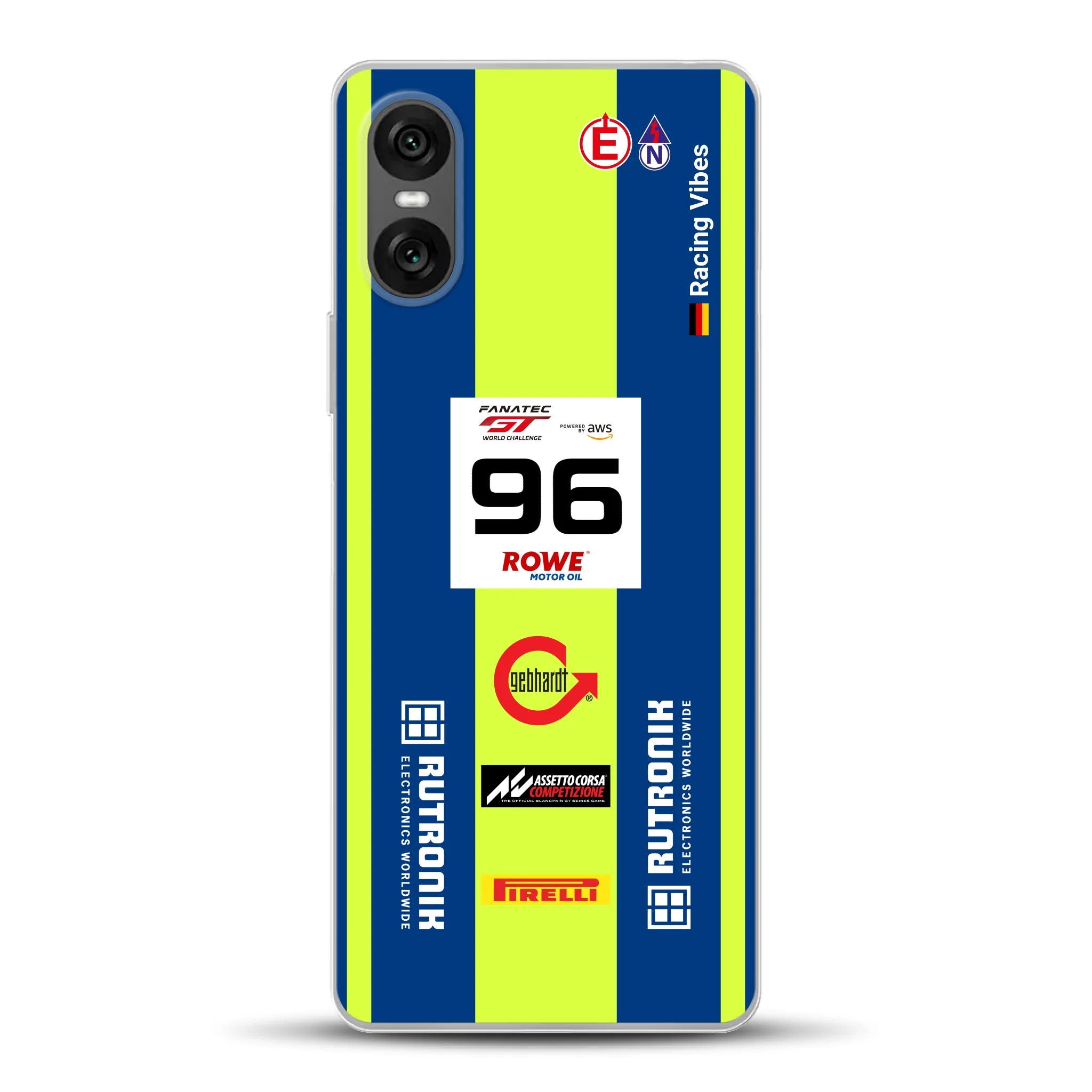 Porsche 911 GT3 R GTWC #96 Livery - Housse de téléphone portable personnalisée