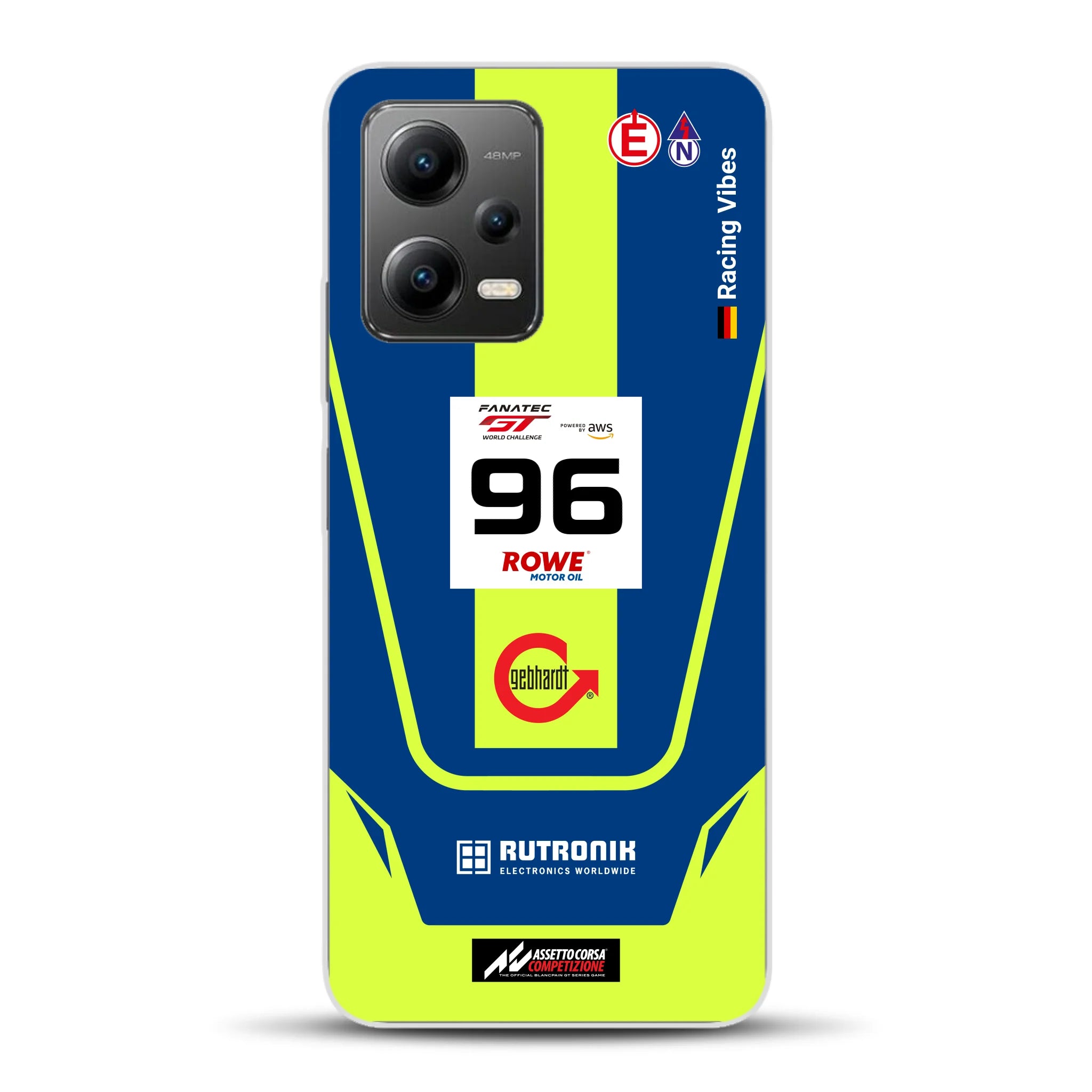 Porsche 911 GT3 R GTWC #96 Livery - Individuelle Handyhülle für Xiaomi