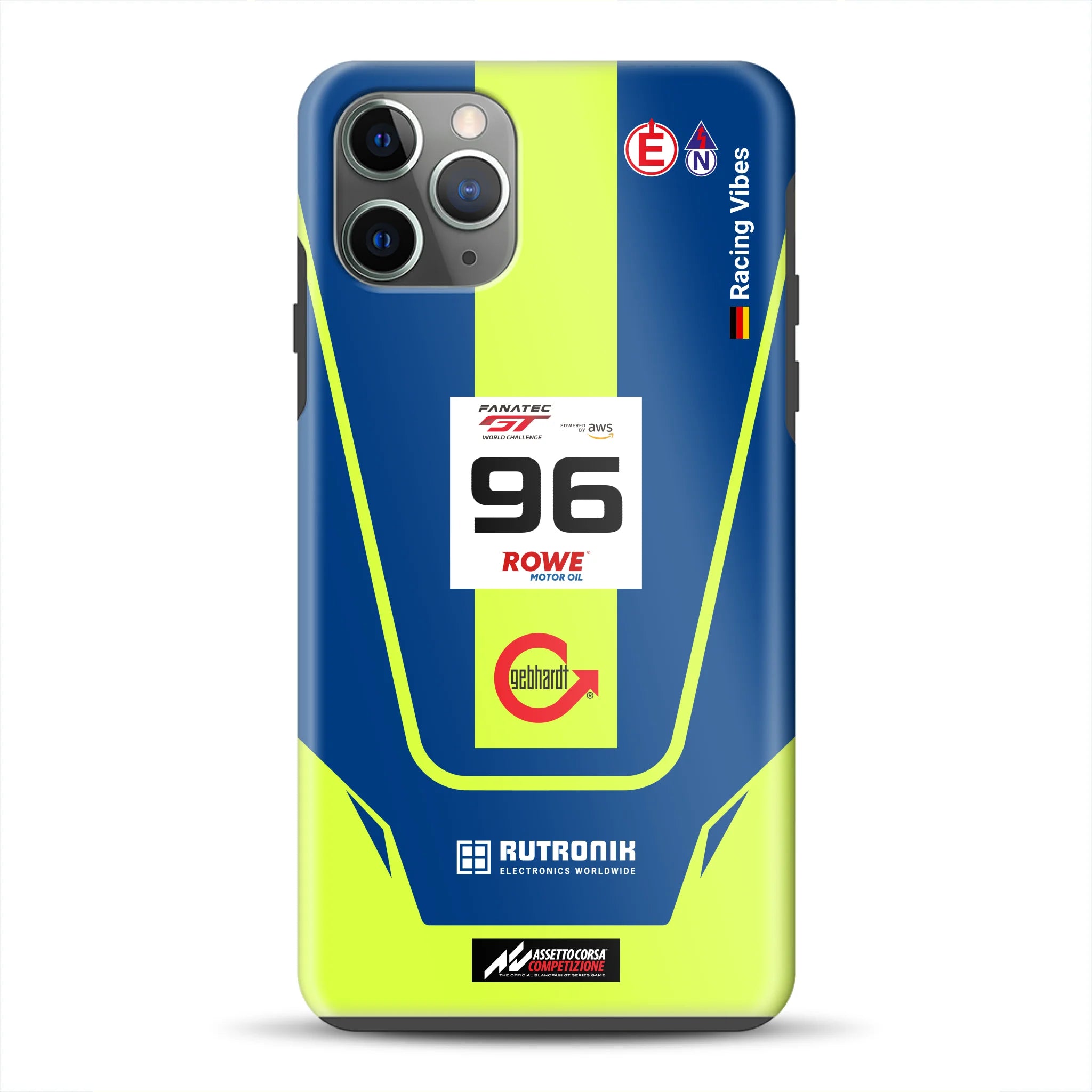 Porsche 911 GT3 R GTWC #96 Livery - Custom Premium Case for iPhone