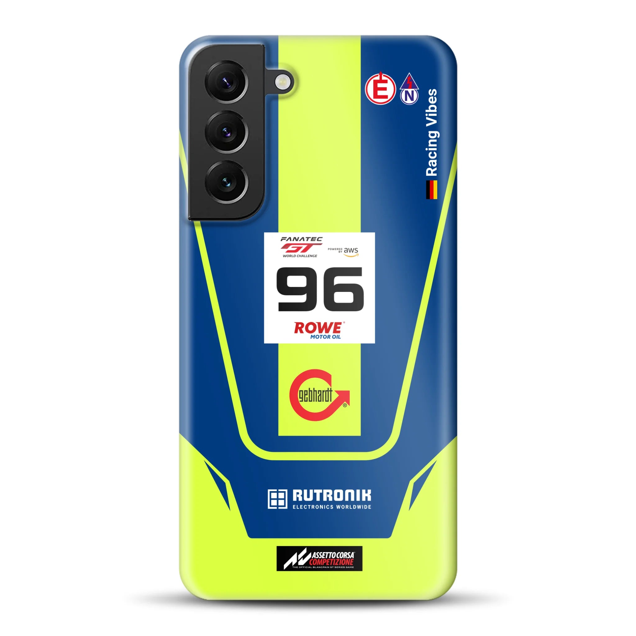 Porsche 911 GT3 R GTWC #96 Livery - Individuelle Hardcase Hülle für Samsung