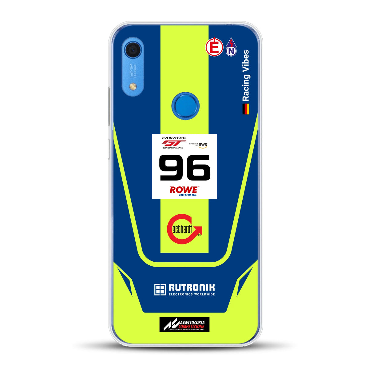 Porsche 911 GT3 R GTWC #96 Livery - Housse de téléphone portable personnalisée pour Huawei