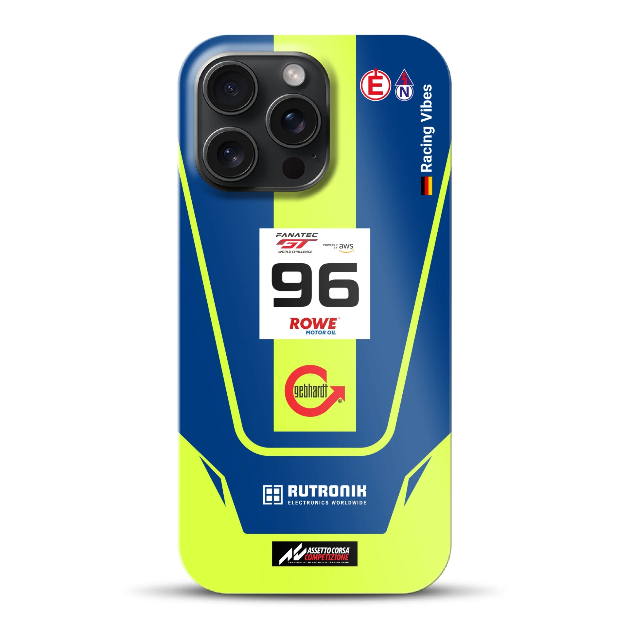 Porsche 911 GT3 R GTWC #96 Livery - Hard case pour iPhone