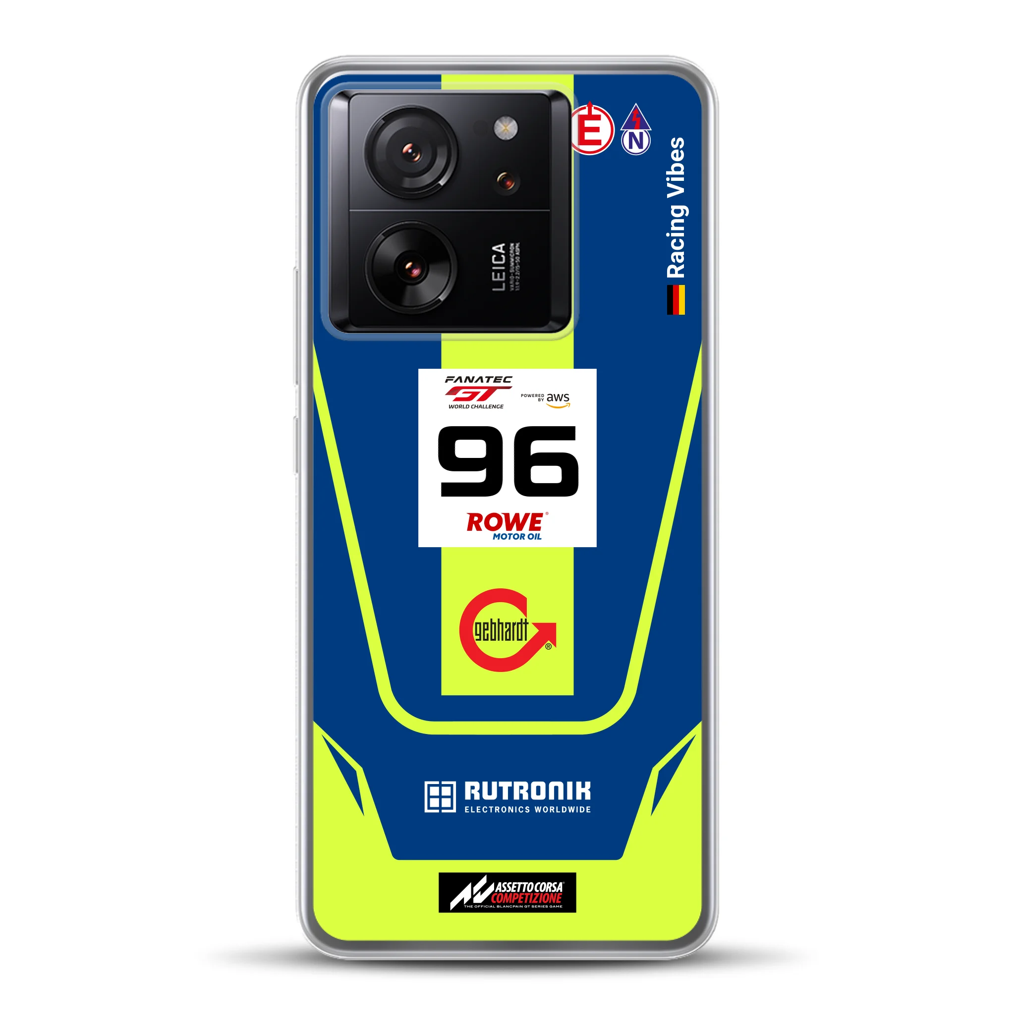 Porsche 911 GT3 R GTWC #96 Livery - Custom phone case for Xiaomi