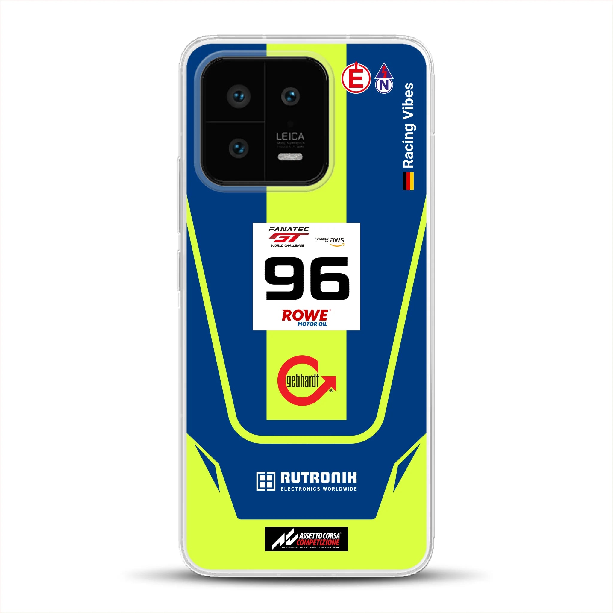 Porsche 911 GT3 R GTWC #96 Livery - Housse de téléphone portable personnalisée pour Xiaomi