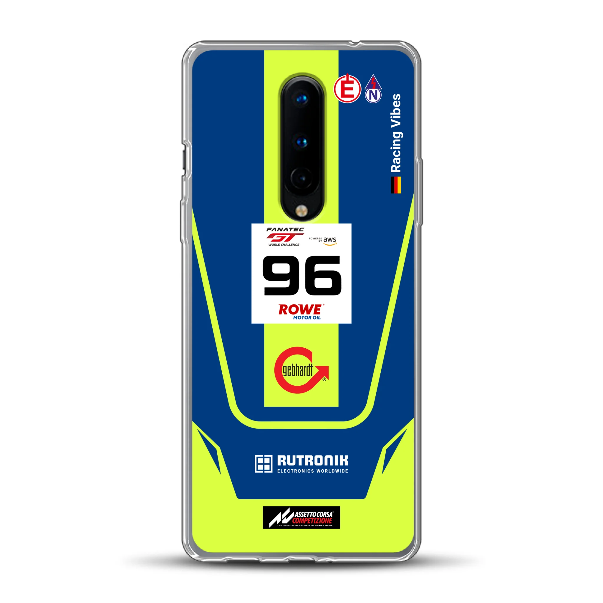 Porsche 911 GT3 R GTWC #96 Livery - Custodia per cellulare personalizzata