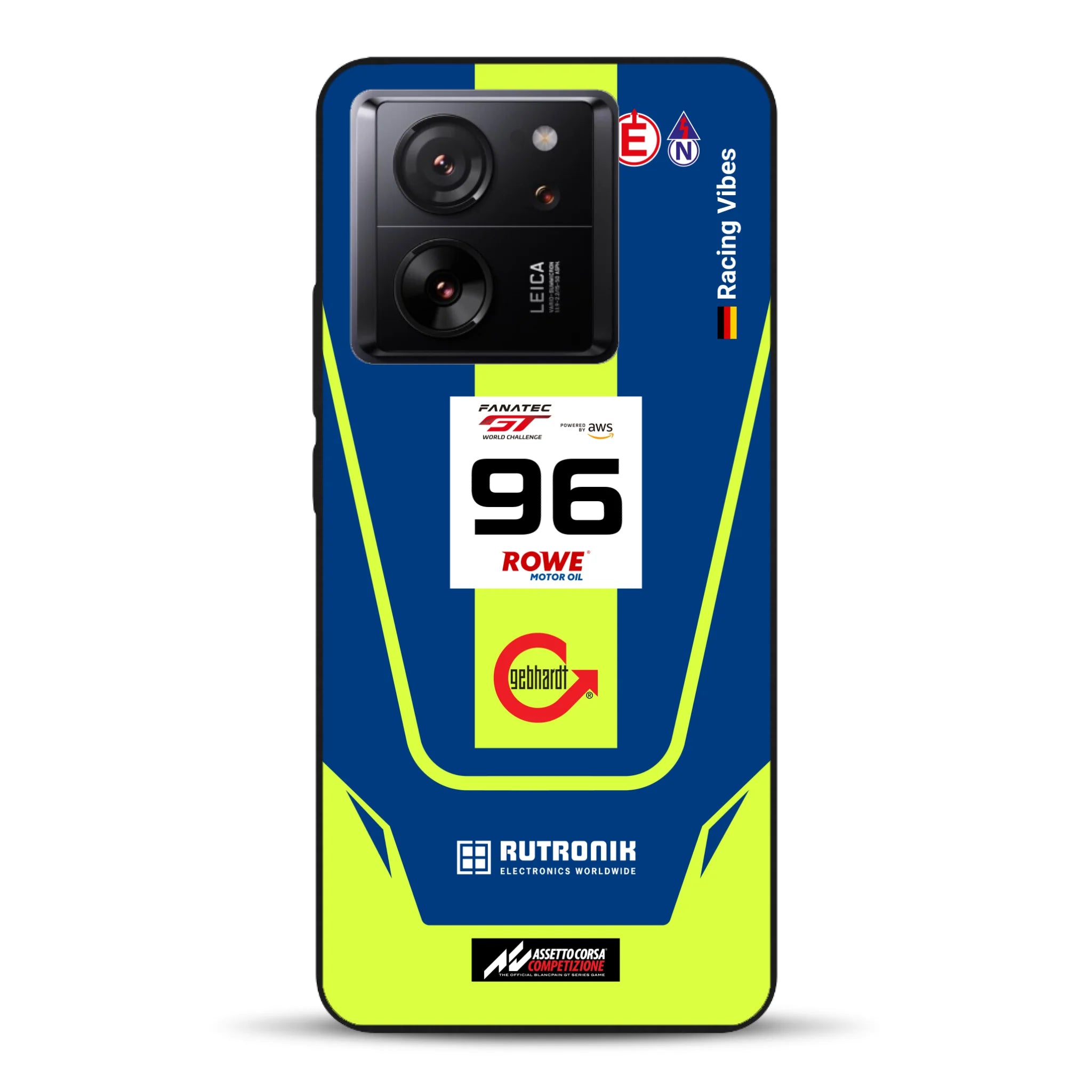 Porsche 911 GT3 R GTWC #96 Livery - Housse de téléphone portable personnalisée pour Xiaomi