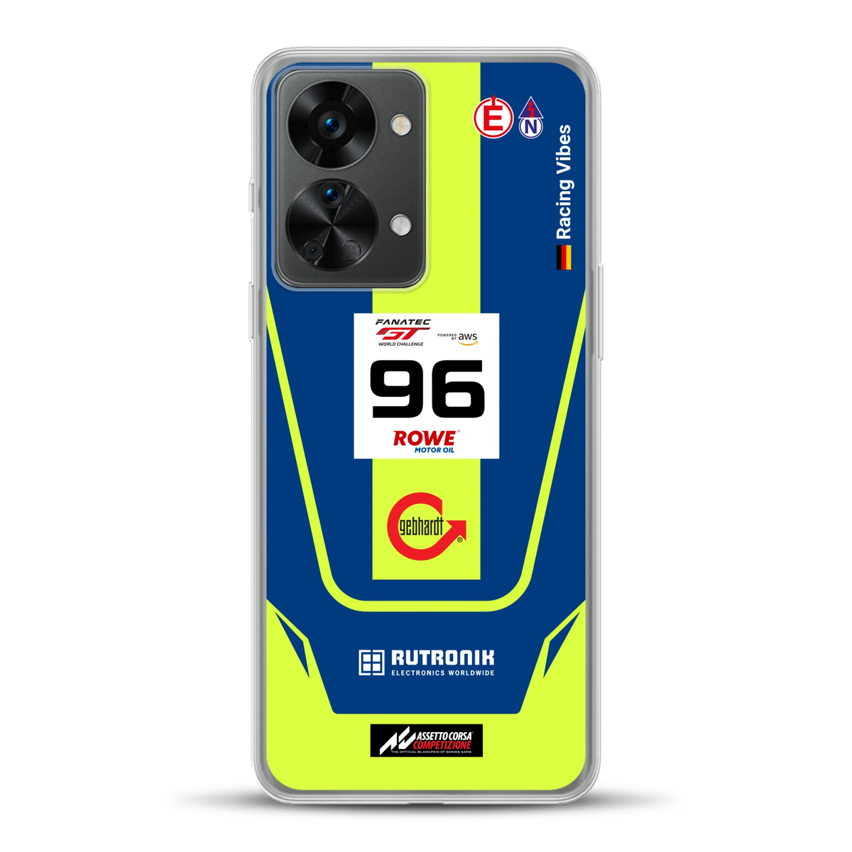Porsche 911 GT3 R GTWC #96 Livery - Housse de téléphone portable personnalisée