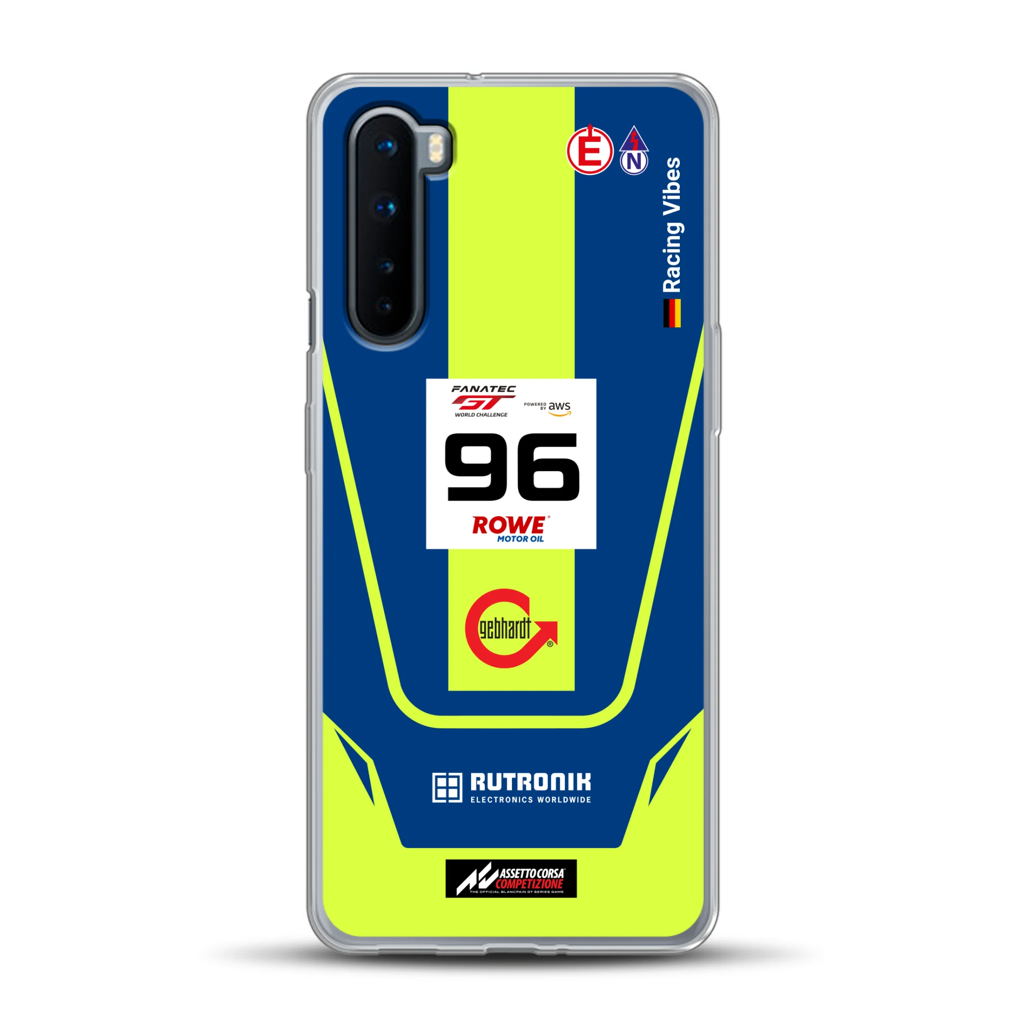 Porsche 911 GT3 R GTWC #96 Livery - Custodia per cellulare personalizzata