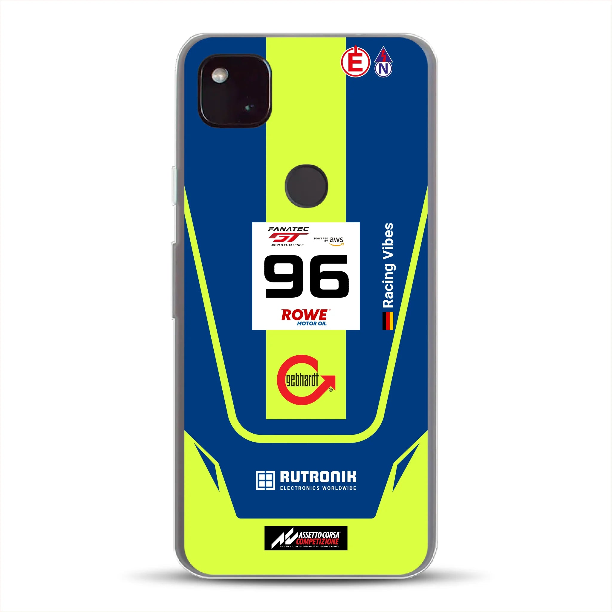 Porsche 911 GT3 R GTWC #96 Livery - Custodia per cellulare personalizzata per Google