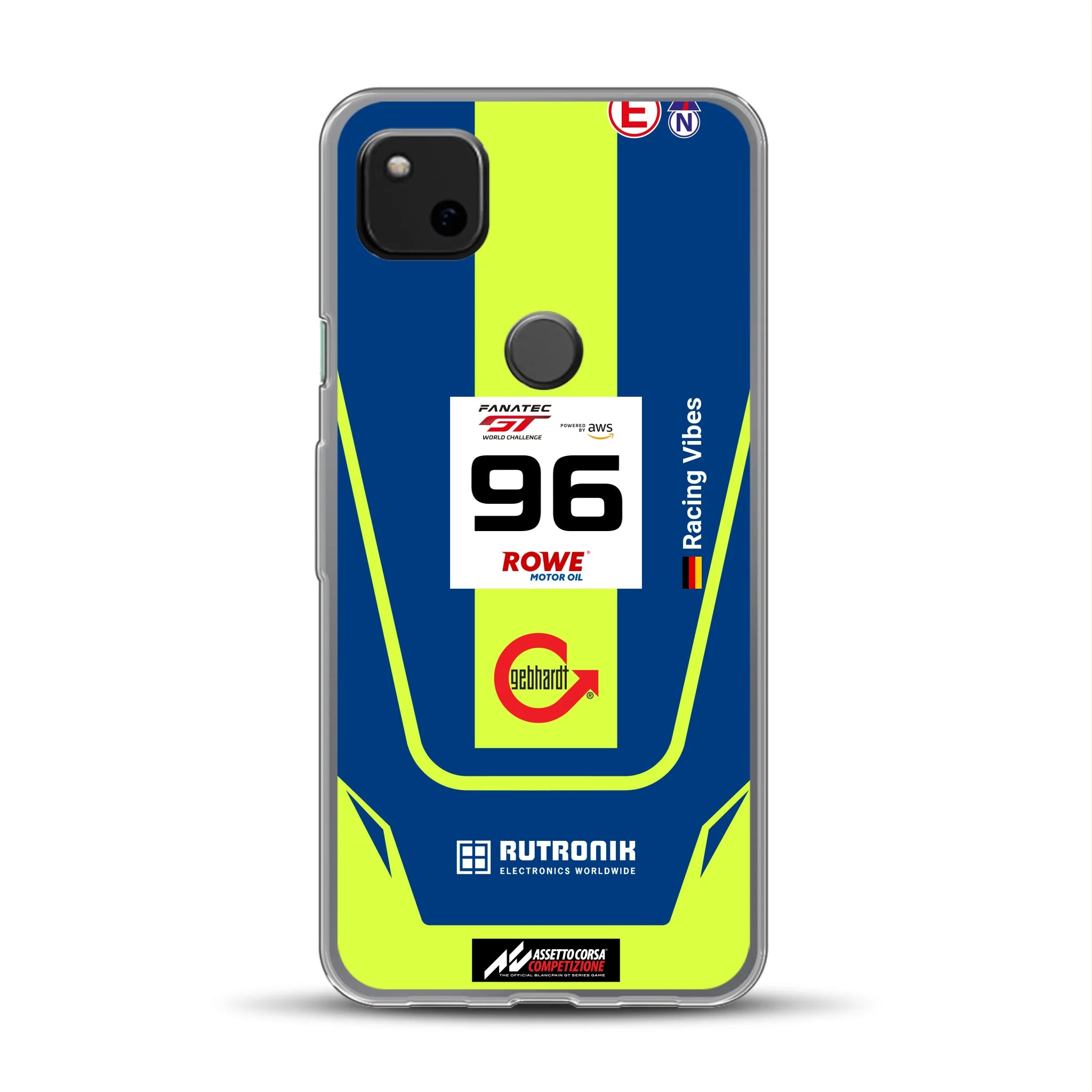 Porsche 911 GT3 R GTWC #96 Livery - Custodia per cellulare personalizzata per Google