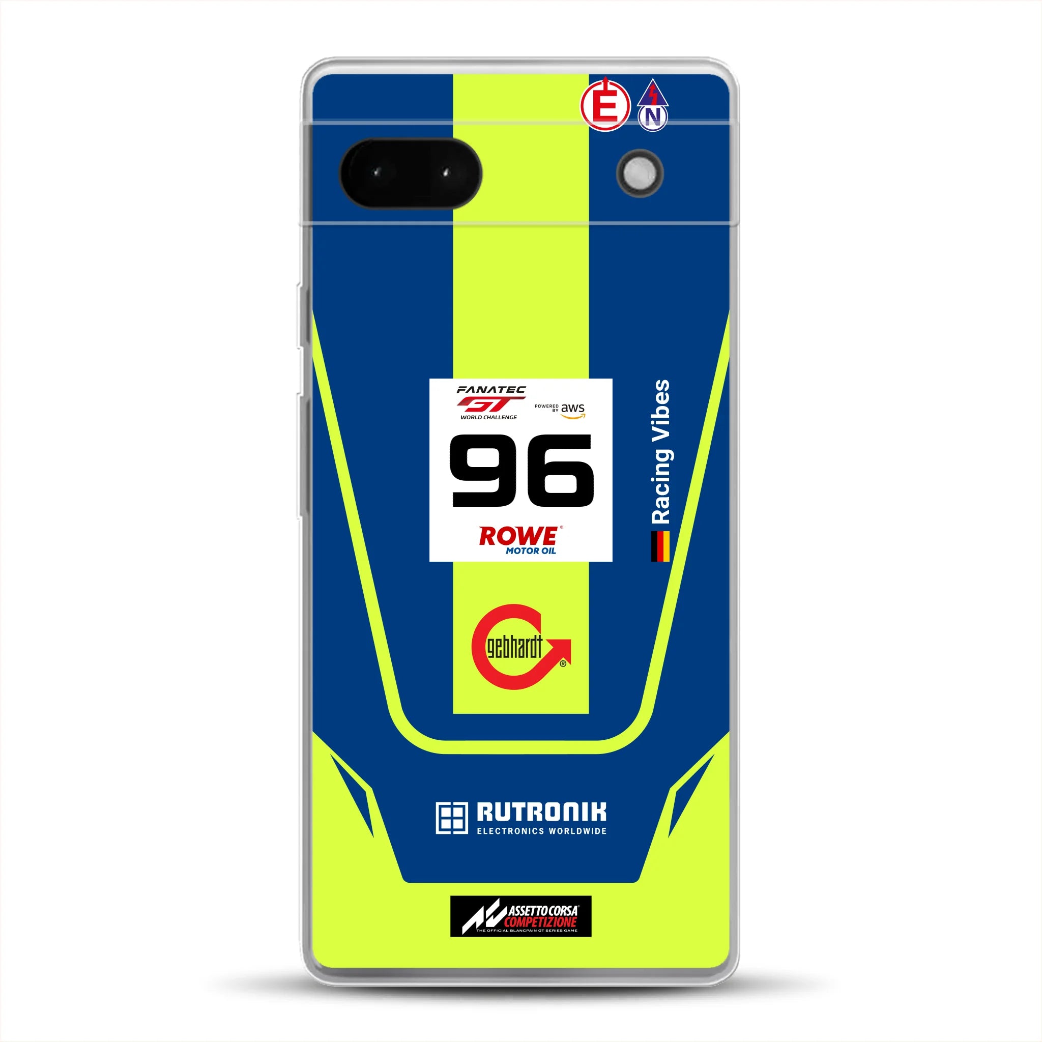 Porsche 911 GT3 R GTWC #96 Livery - Custodia per cellulare personalizzata per Google