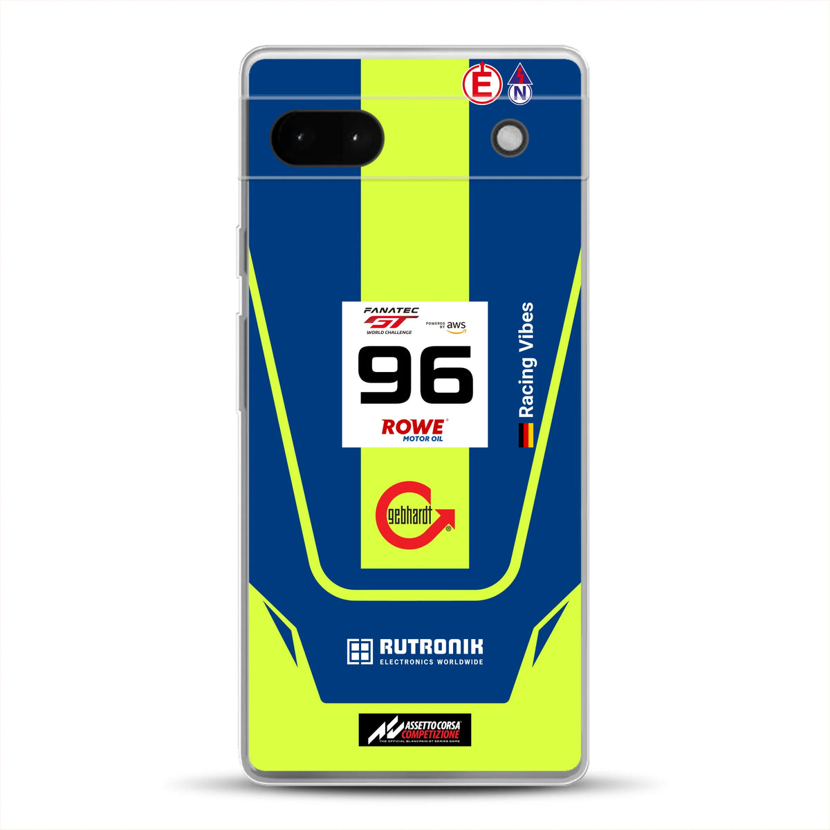 Porsche 911 GT3 R GTWC #96 Livery - Housse de téléphone portable personnalisée pour Google