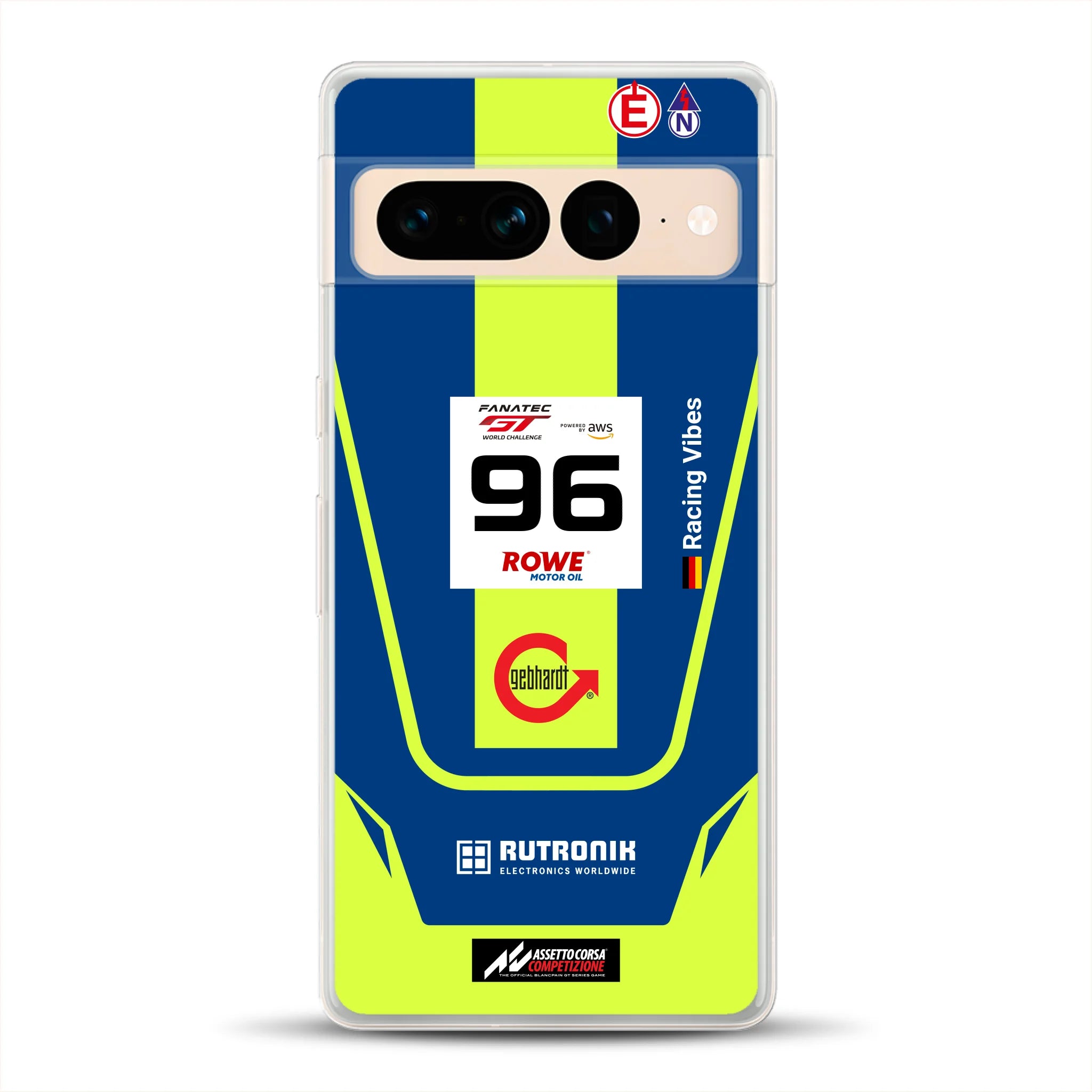 Porsche 911 GT3 R GTWC #96 Livery - Custodia per cellulare personalizzata per Google