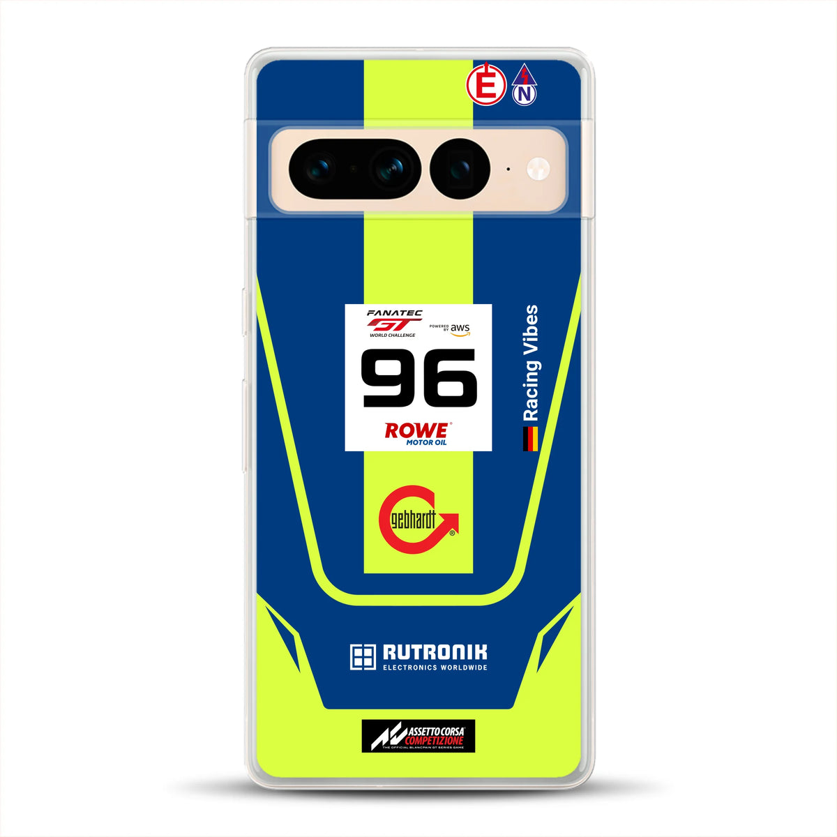 Porsche 911 GT3 R GTWC #96 Livery - Housse de téléphone portable personnalisée pour Google