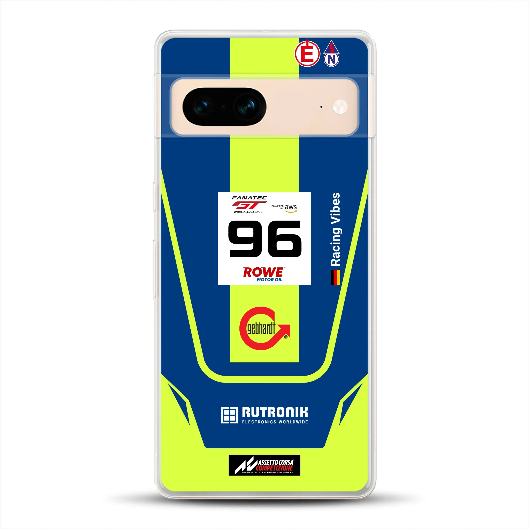 Porsche 911 GT3 R GTWC #96 Livery - Custodia per cellulare personalizzata per Google