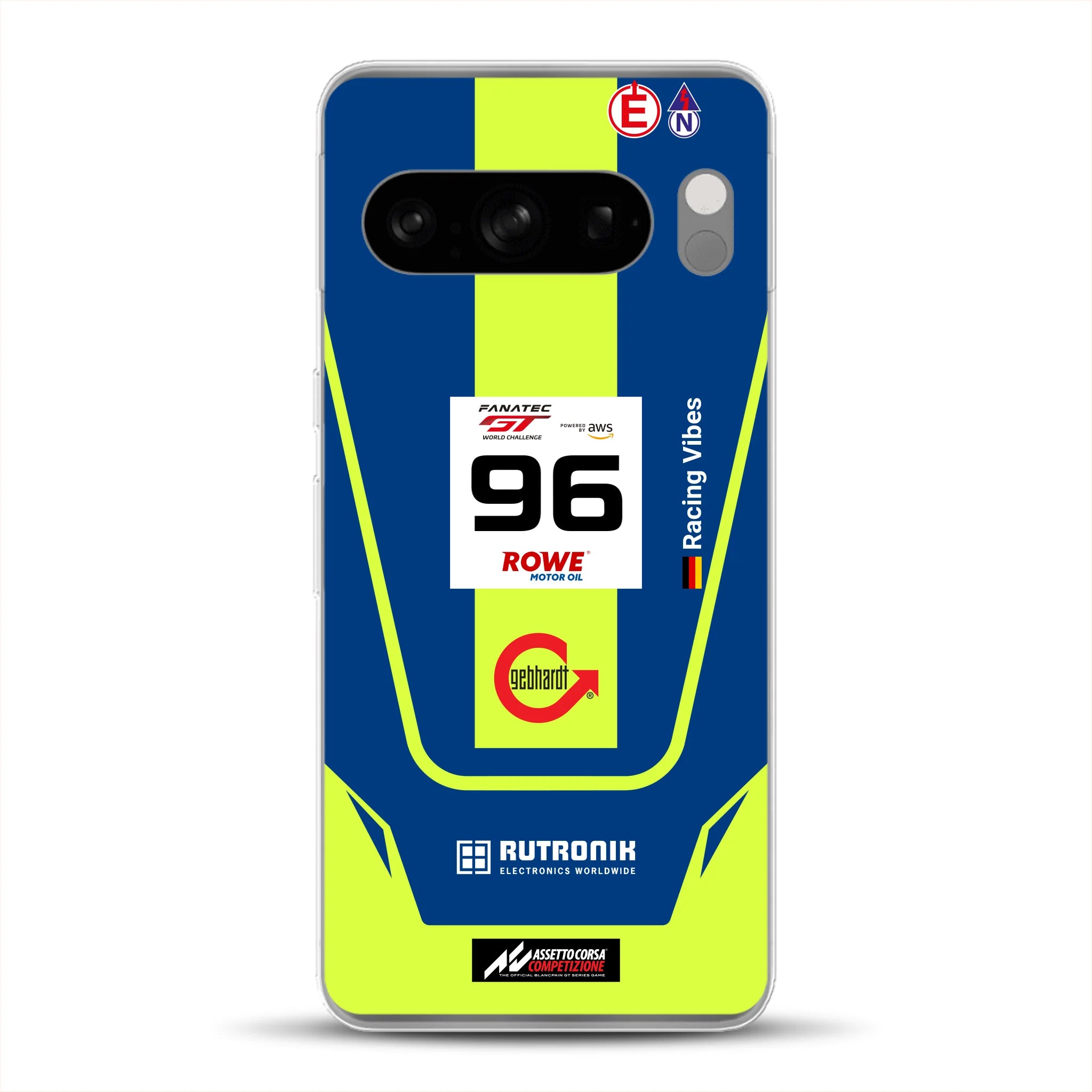 Porsche 911 GT3 R GTWC #96 Livery - Custodia per cellulare personalizzata per Google