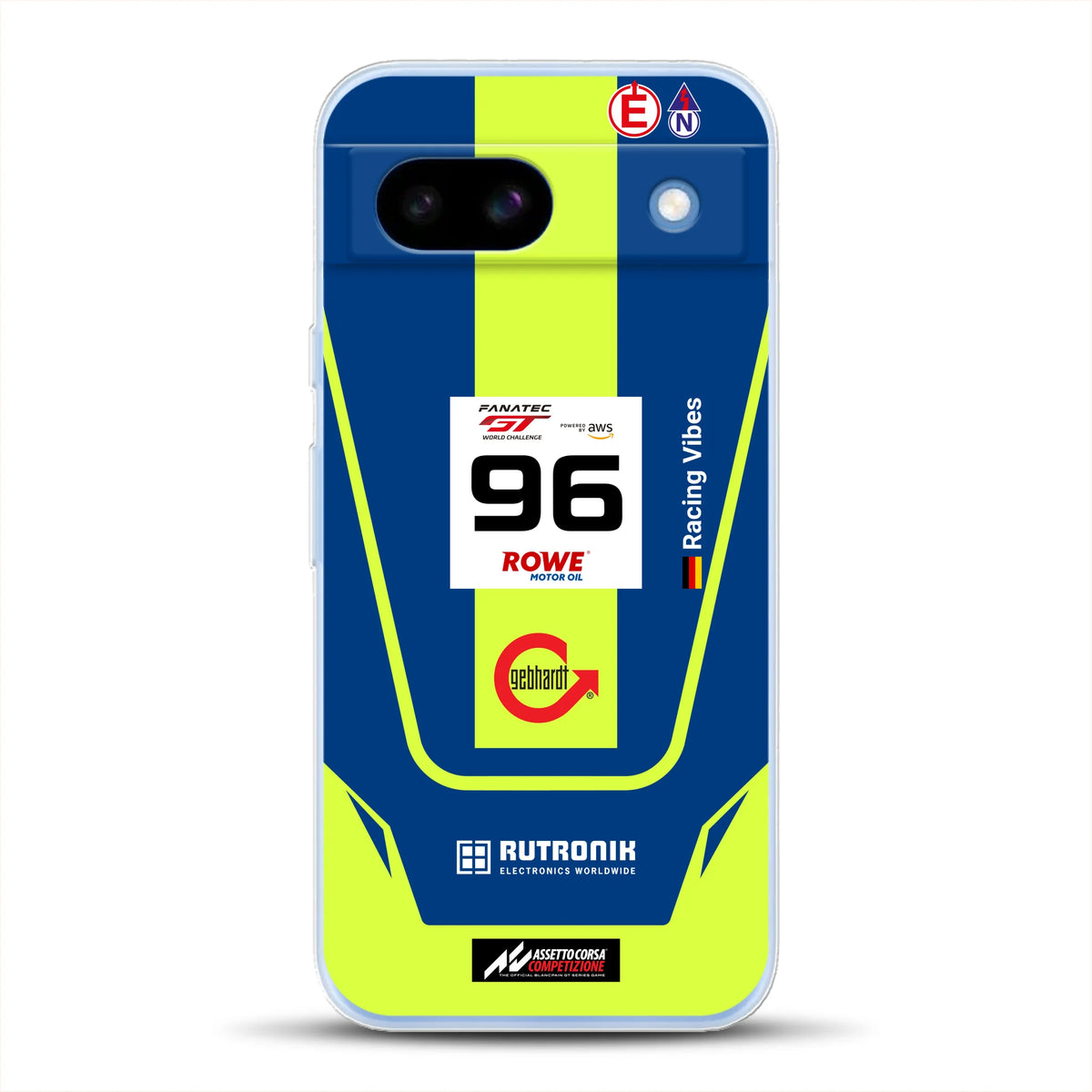 Porsche 911 GT3 R GTWC #96 Livery - Housse de téléphone portable personnalisée pour Google