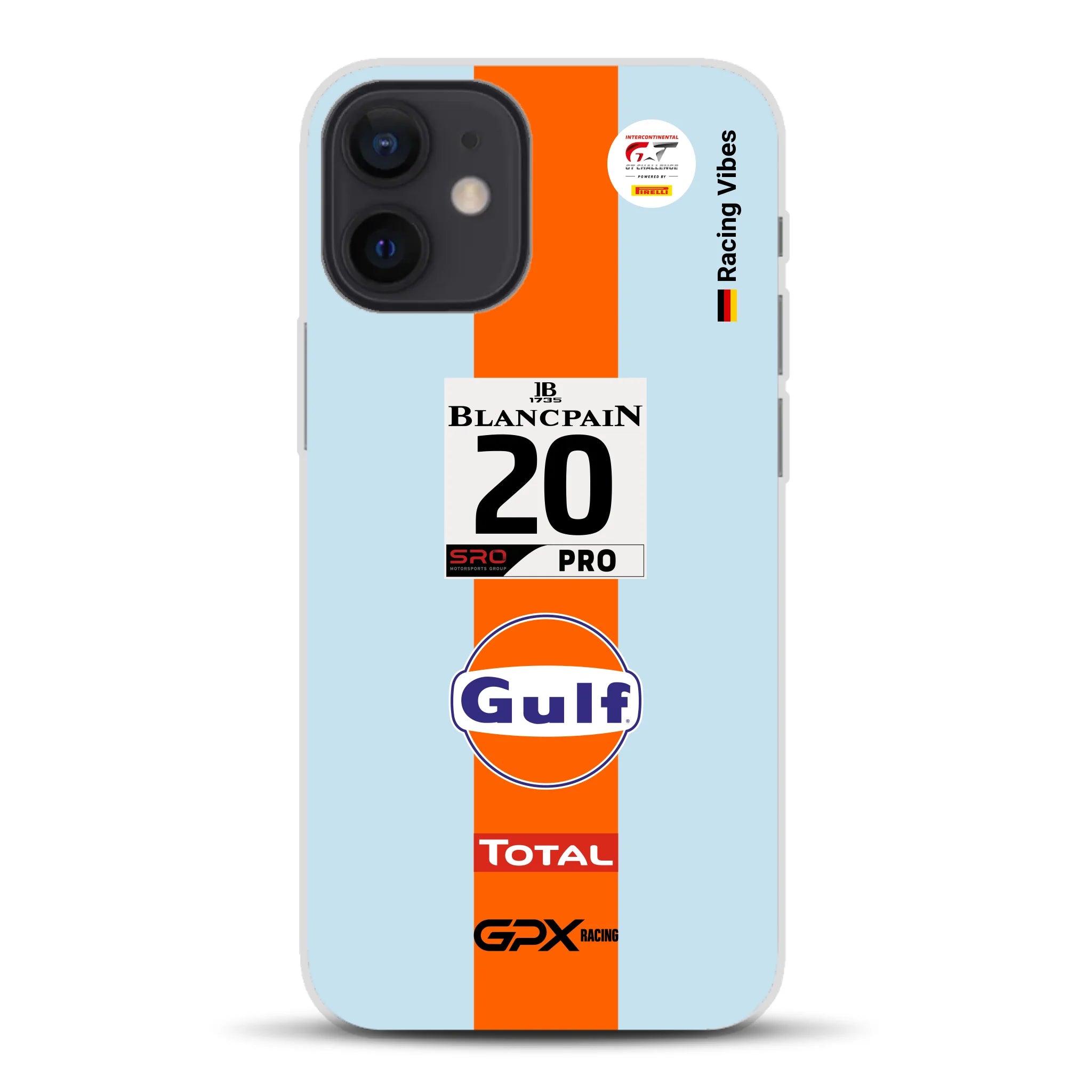 Gulf Porsche GT Livery - Custom phone case for iPhone