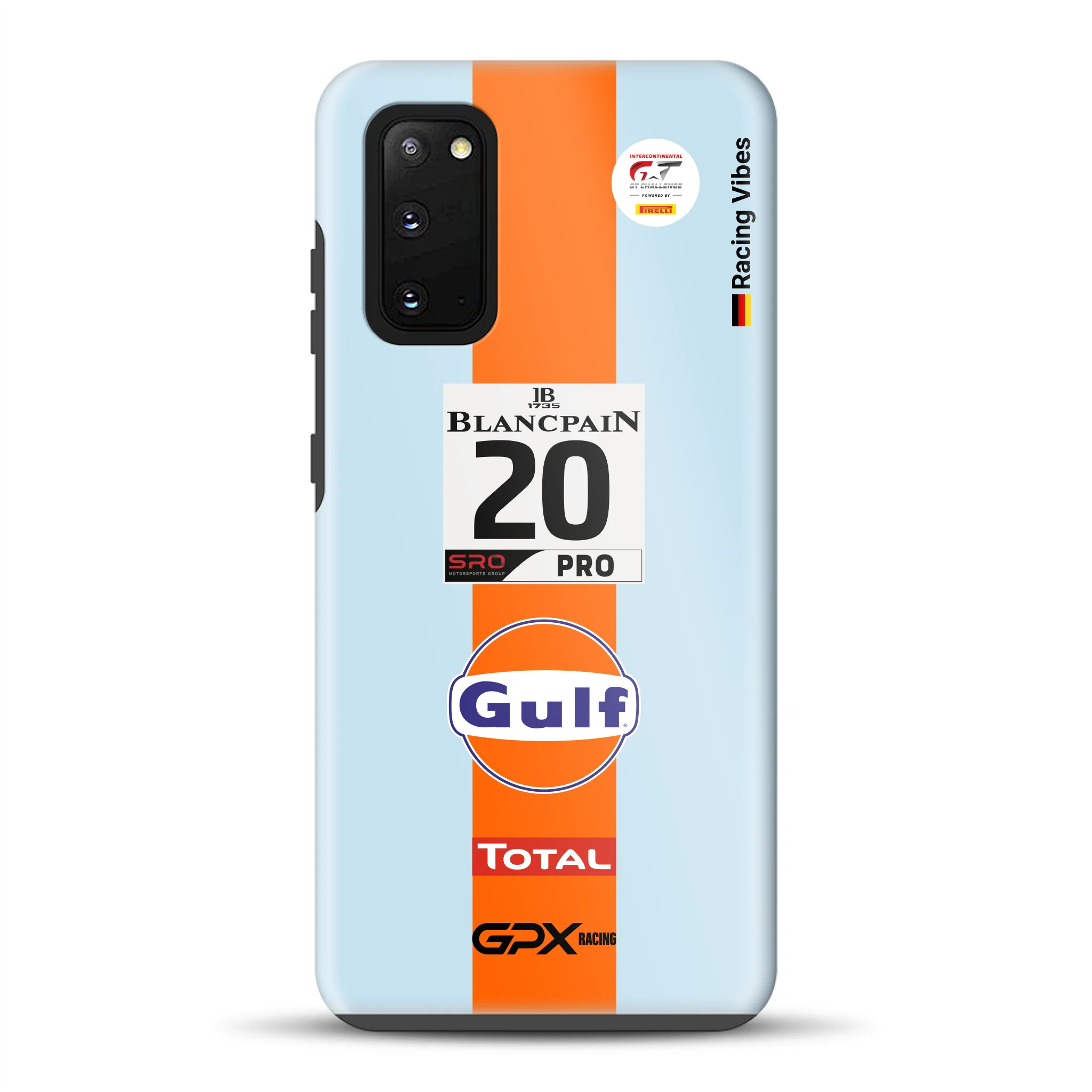 Gulf Porsche GT Livery – Custom Premium Case for Samsung