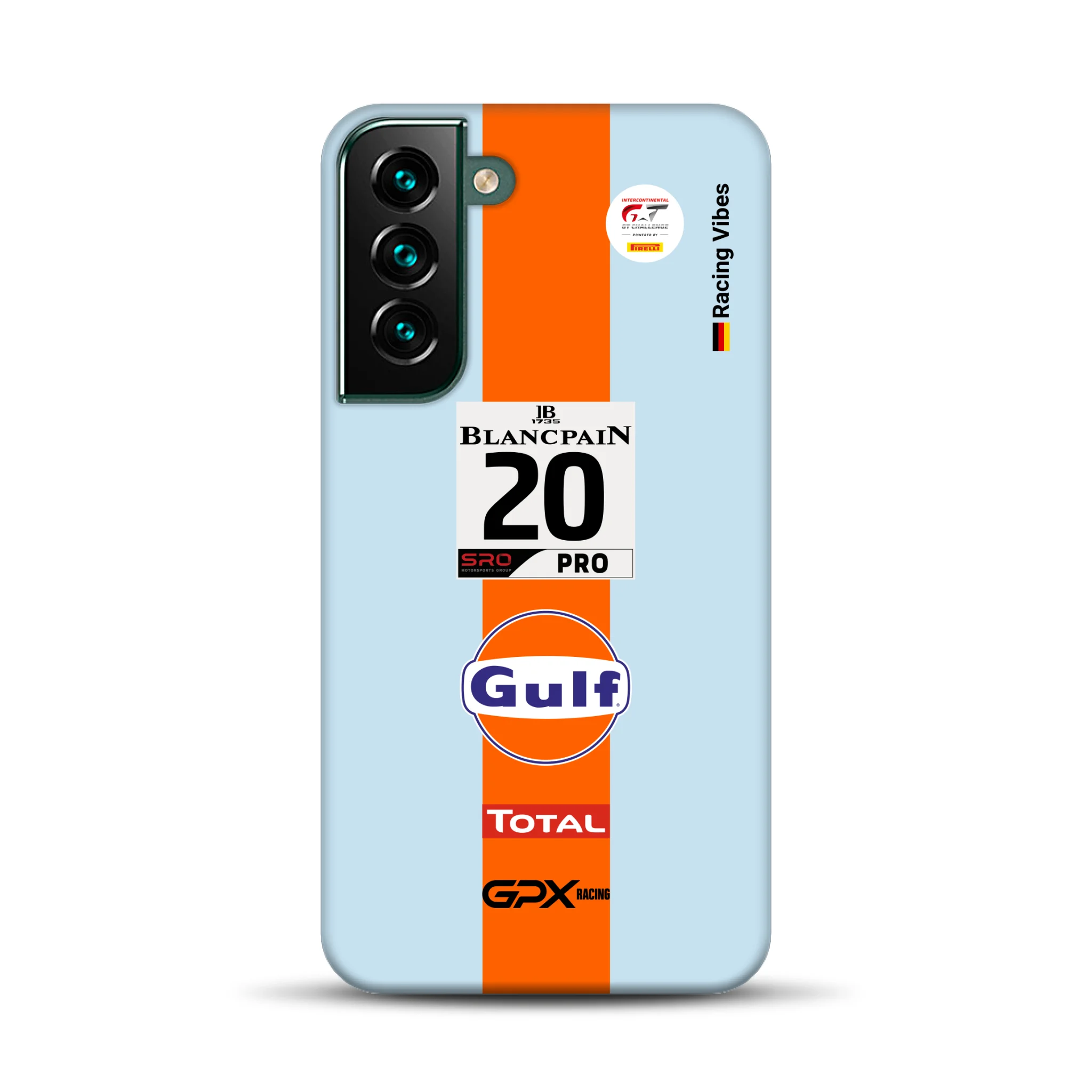 Gulf Porsche GT Livery – Custom Premium Case for Samsung