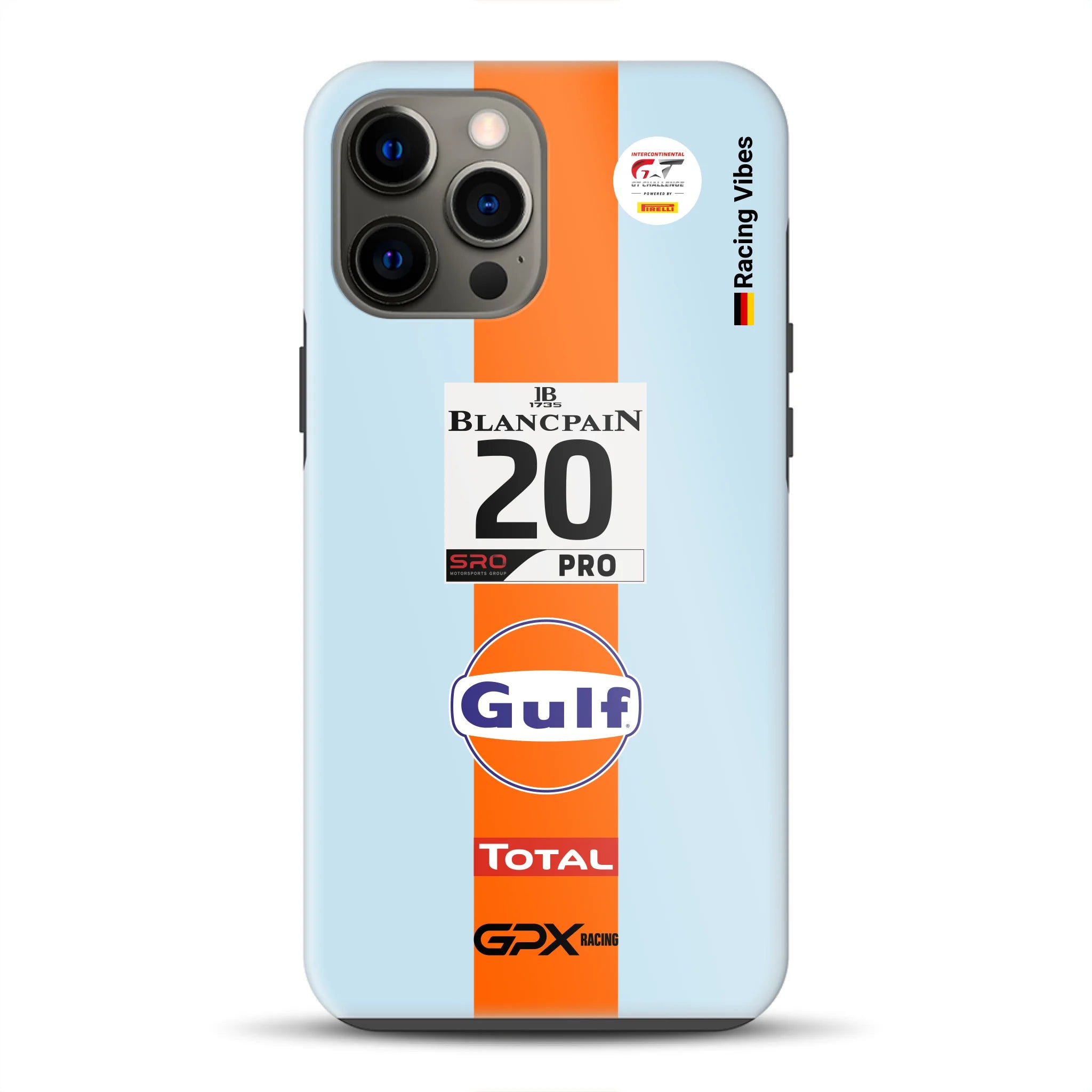 Gulf Porsche GT Livery – Custom Premium Case for iPhone