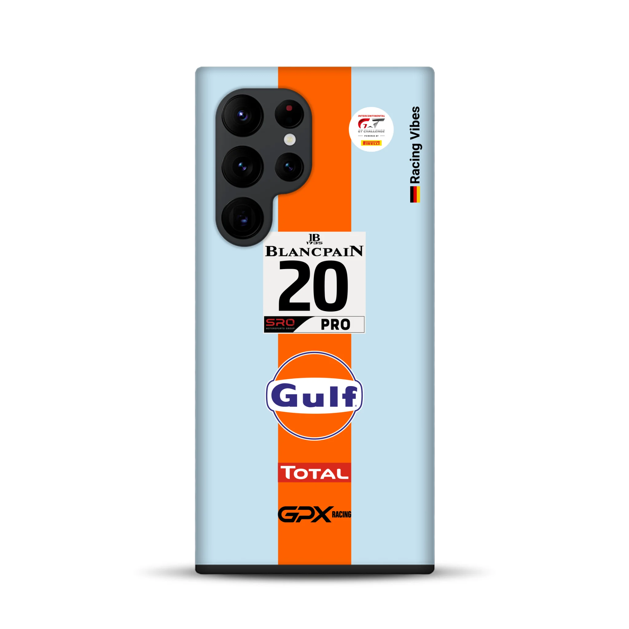 Gulf Porsche GT Livery – Custom Premium Case for Samsung