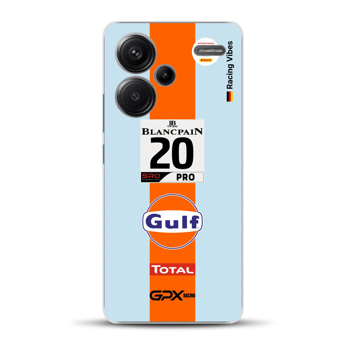 Gulf Porsche GT Livery - Individuelle Handyhülle für Xiaomi