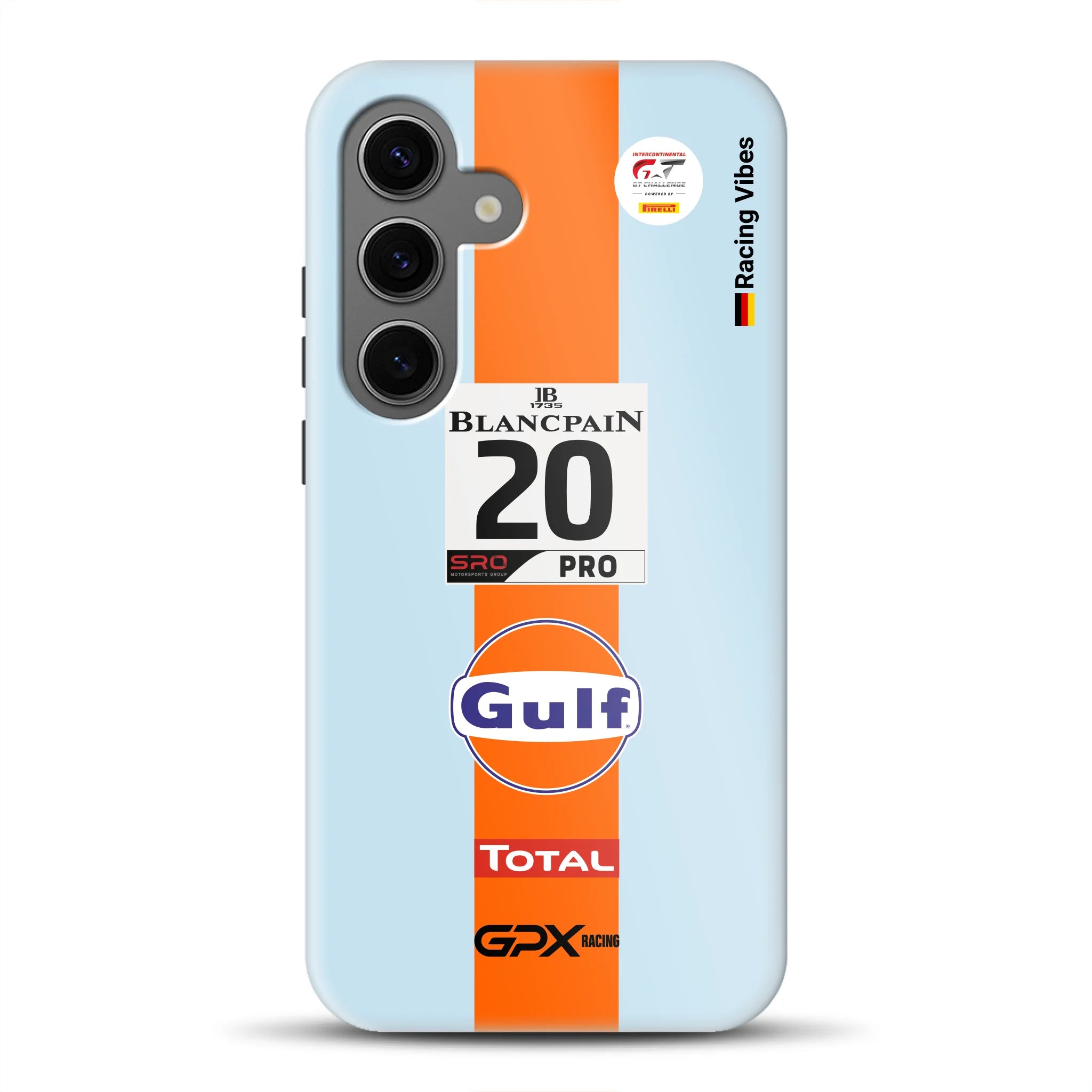 Gulf Porsche GT Livery – Custom Premium Case for Samsung