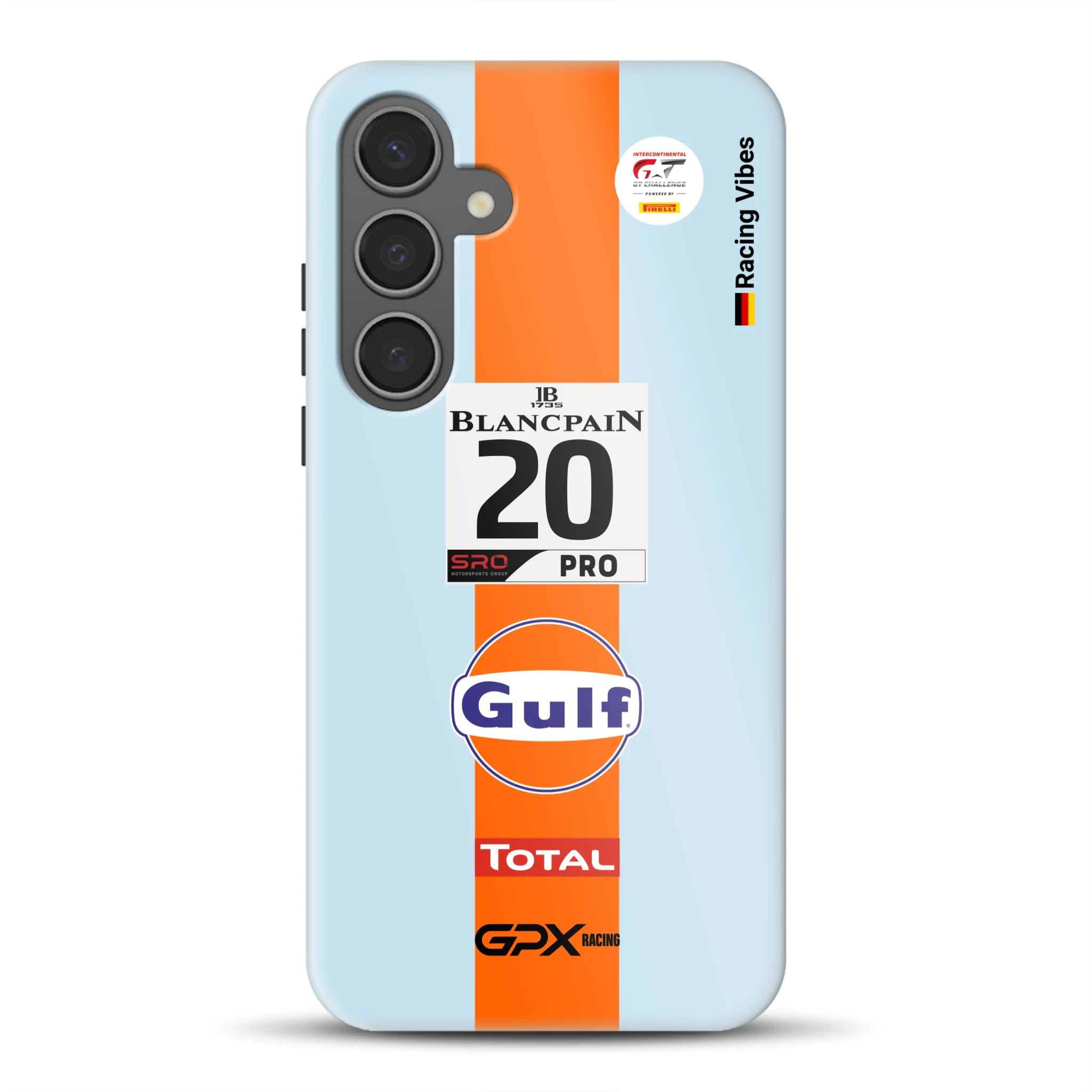 Gulf Porsche GT Livery – Custom Premium Case for Samsung