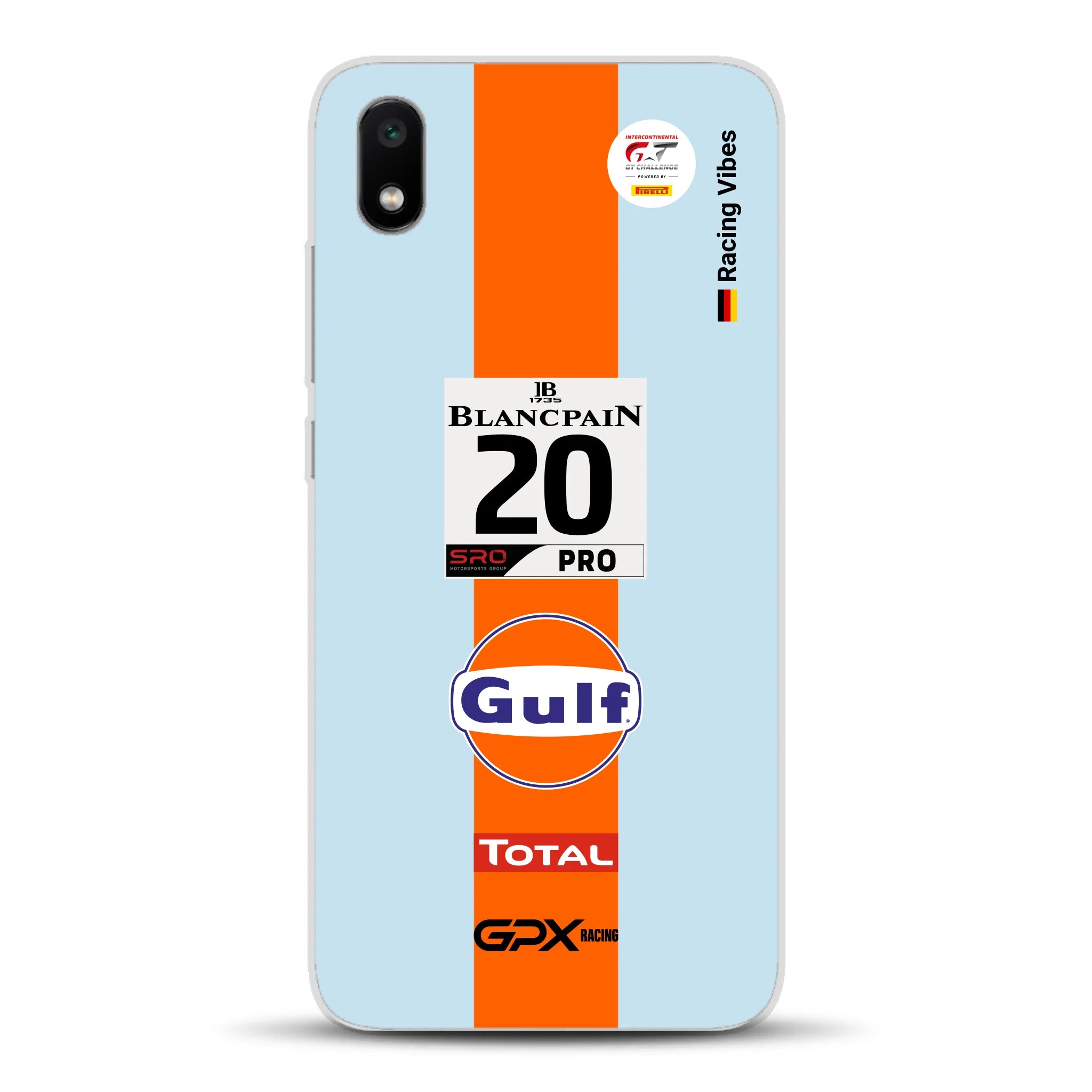 Gulf Porsche GT Livery - Custom phone case for Xiaomi