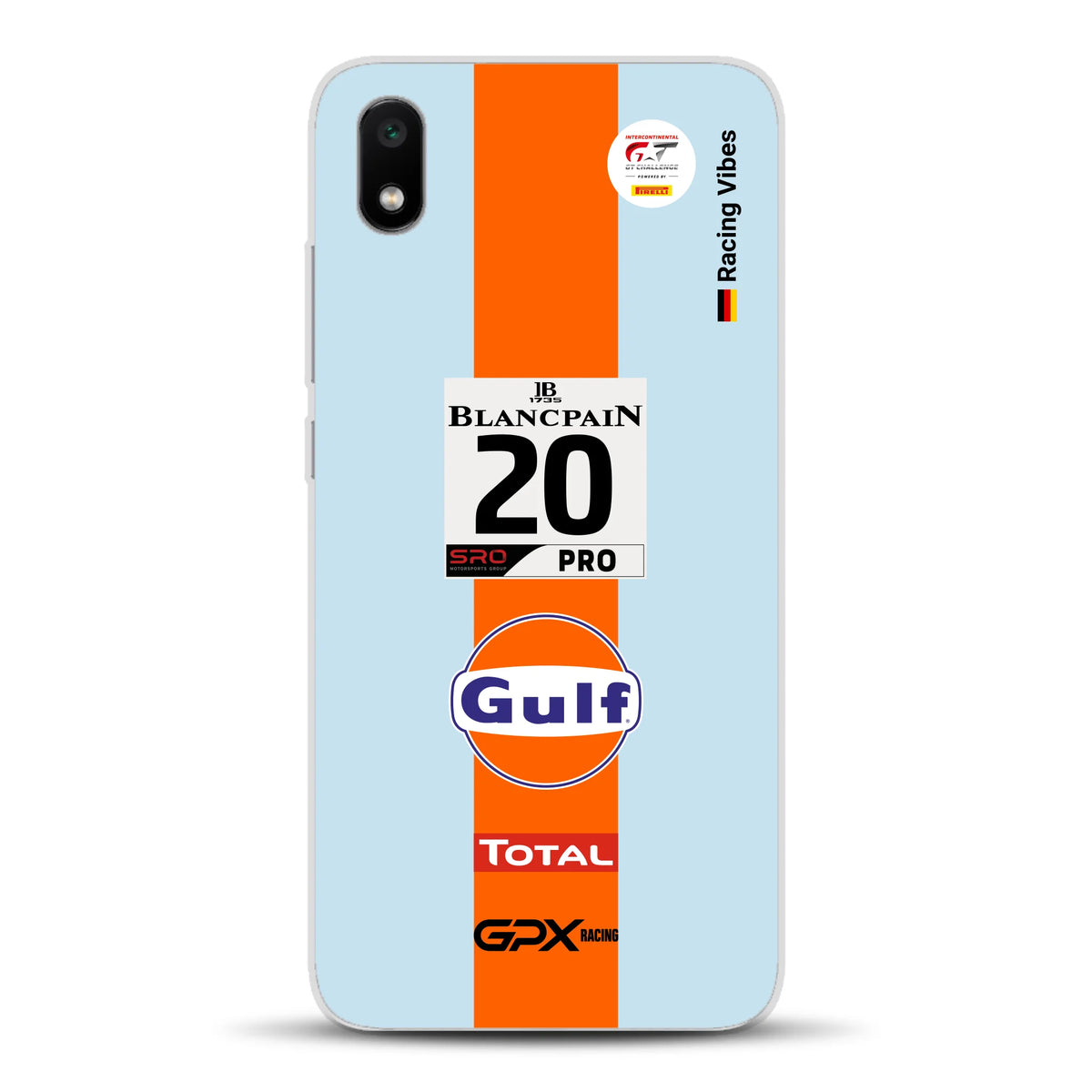 Gulf Porsche GT Livery - Individuelle Handyhülle für Xiaomi
