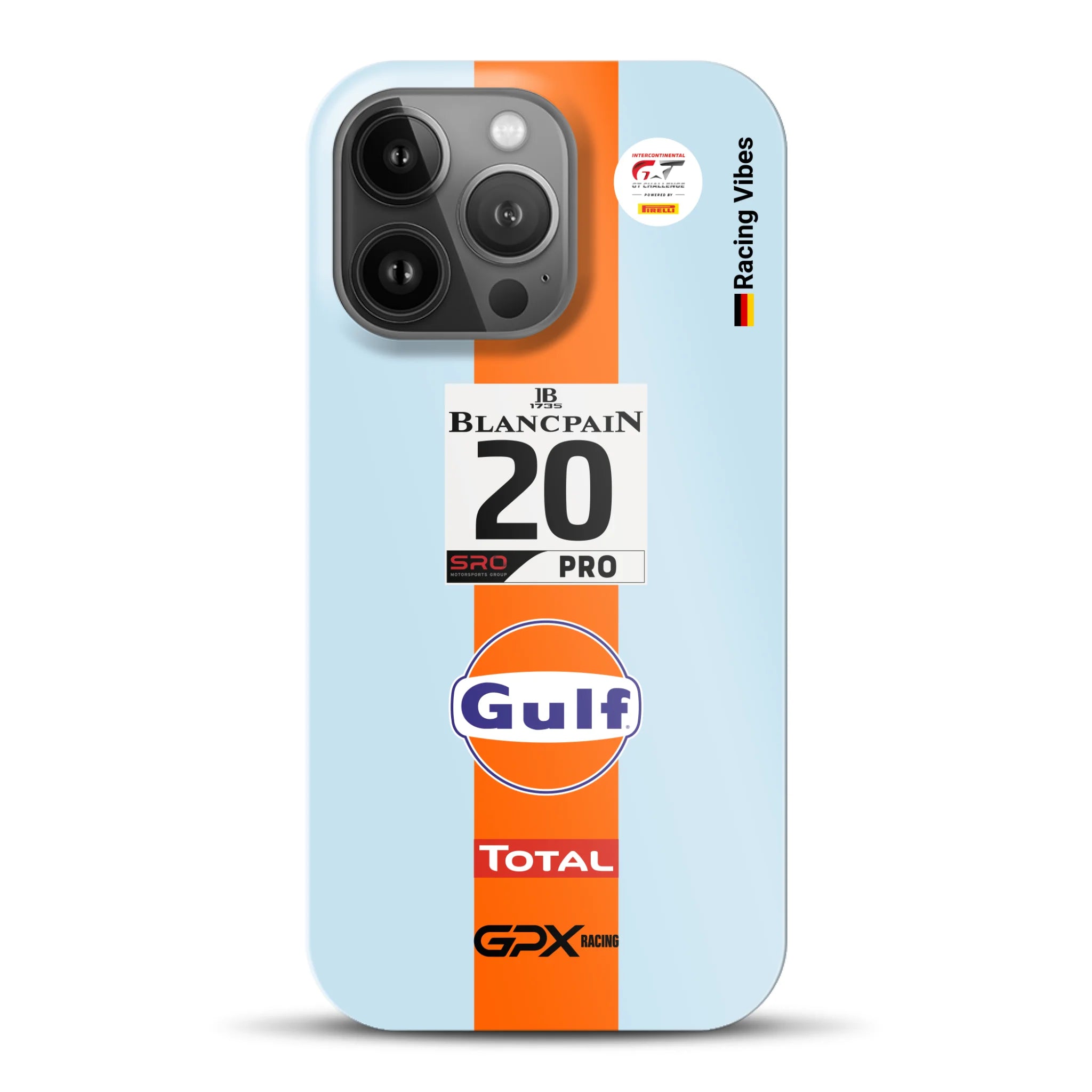 Gulf Porsche GT Livery - Hard case pour iPhone