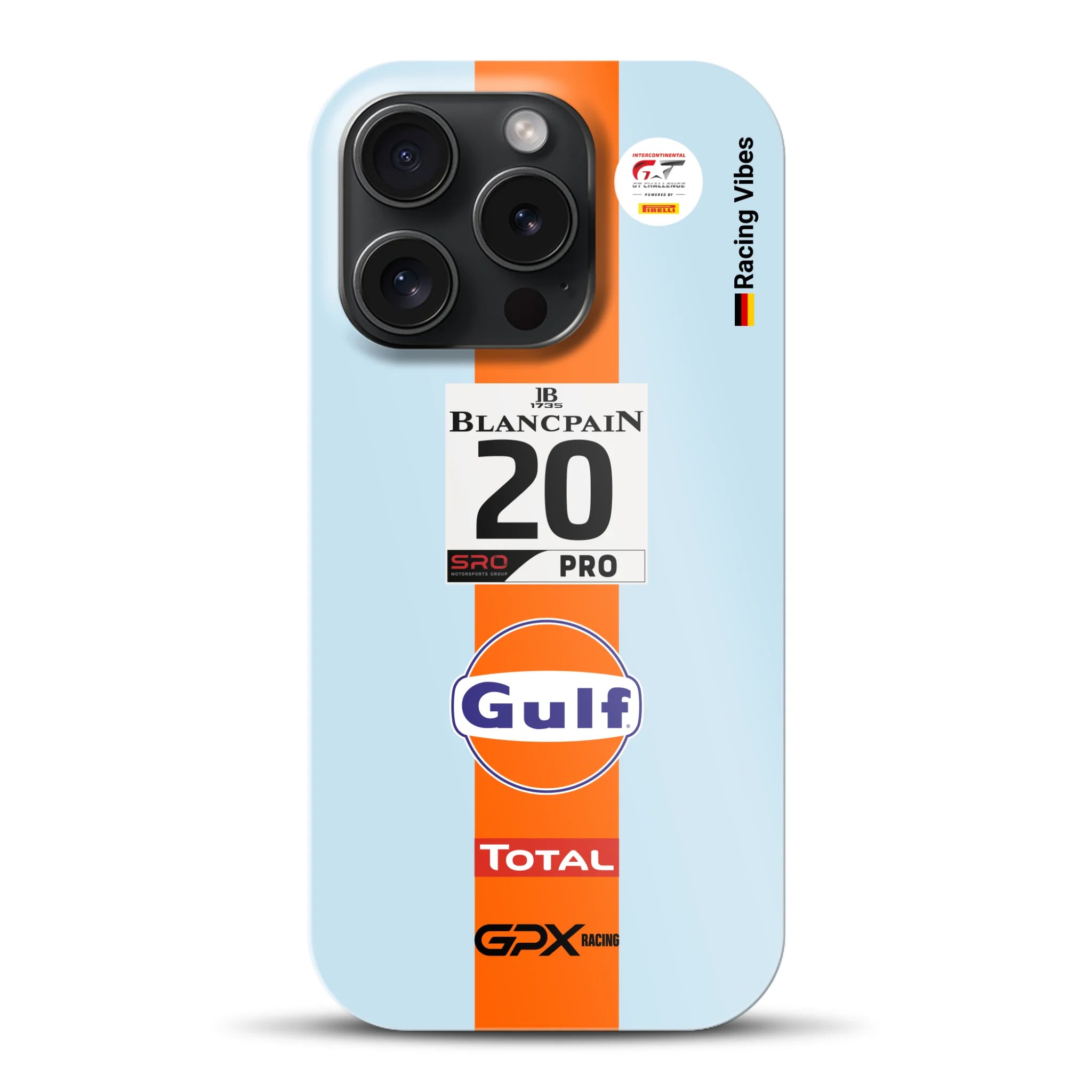 Gulf Porsche GT Livery - Hard case pour iPhone