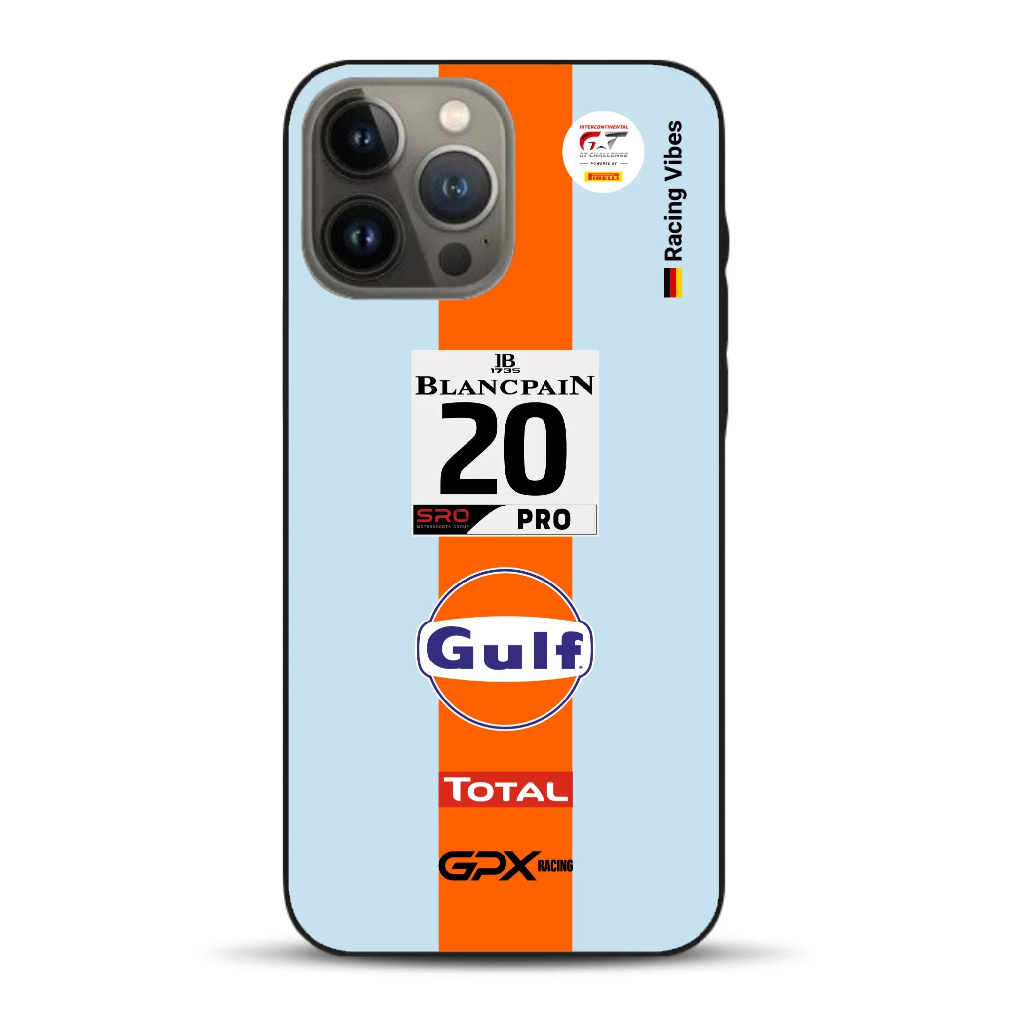 Gulf Porsche GT Livery - Custom phone case for iPhone