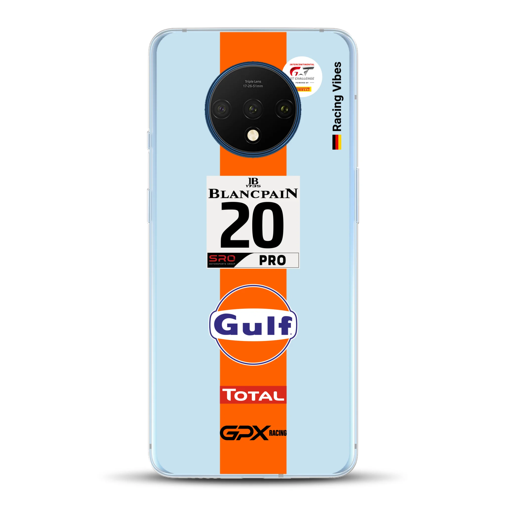 Gulf Porsche GT Livery - Custodia per cellulare personalizzata