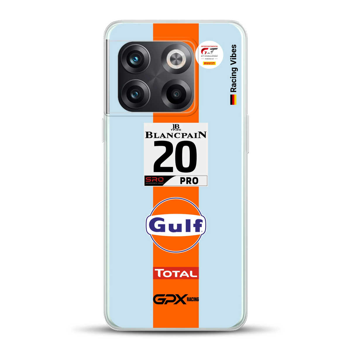 Gulf Porsche GT Livery - Custodia per cellulare personalizzata