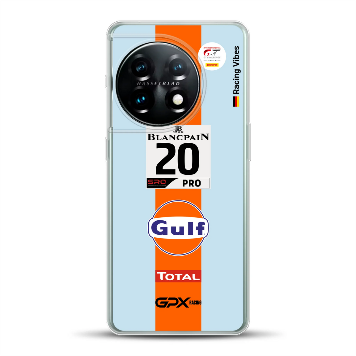Gulf Porsche GT Livery - Custodia per cellulare personalizzata